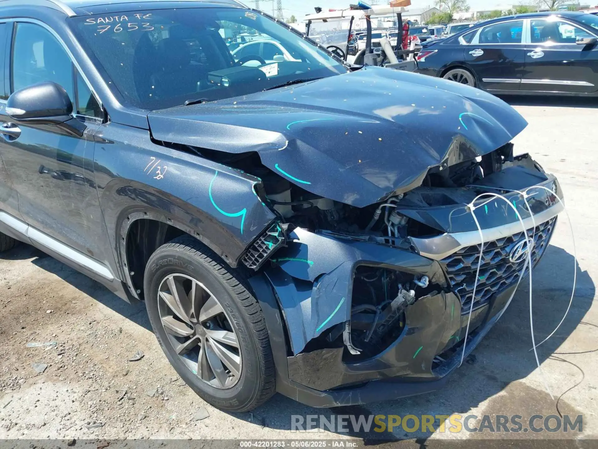 6 fotografías del automóvil dañado 5NMS3CAD8LH217030 HYUNDAI SANTA FE 2020