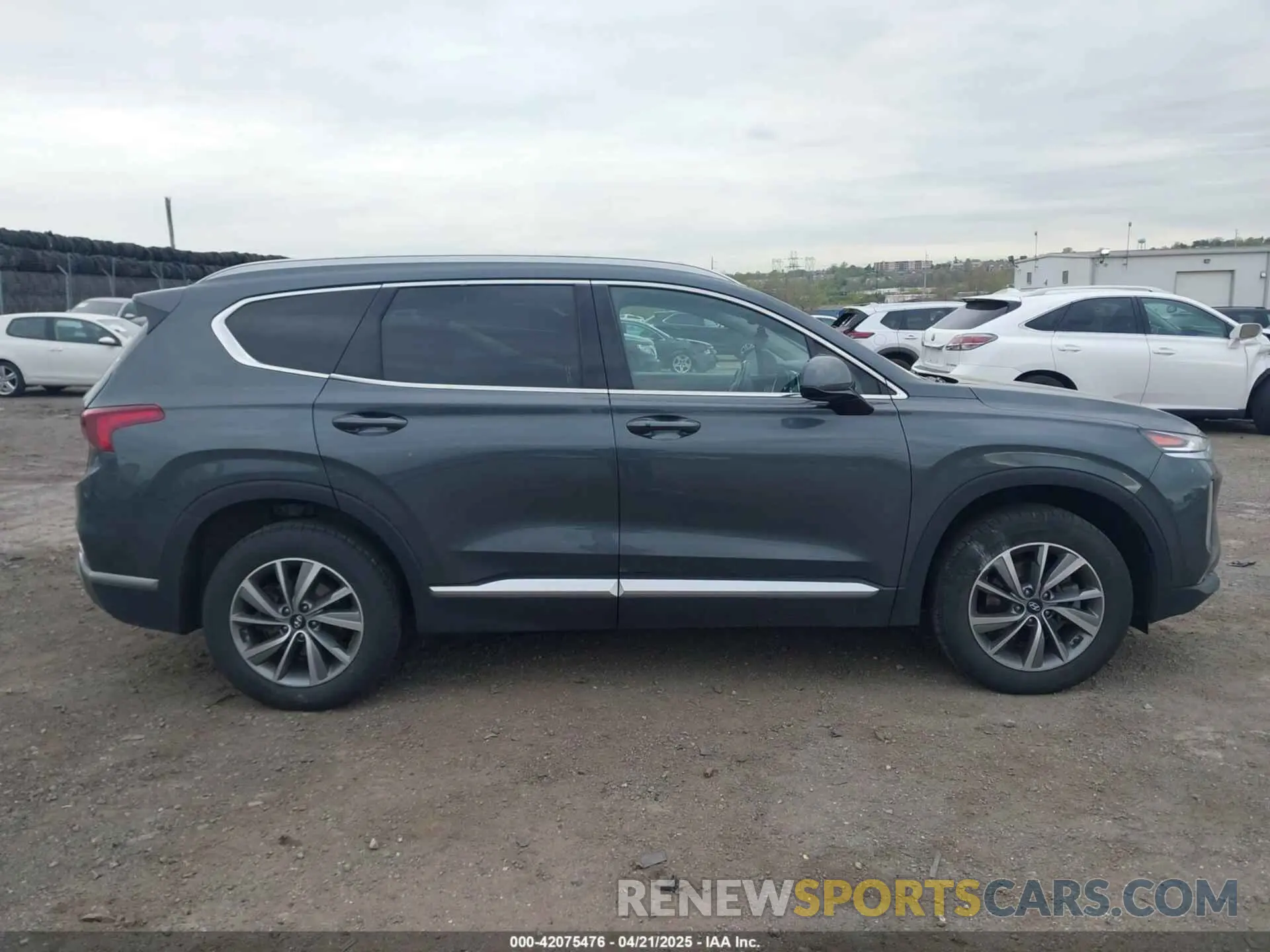 12 fotografías del automóvil dañado 5NMS3CAD8LH253798 HYUNDAI SANTA FE 2020