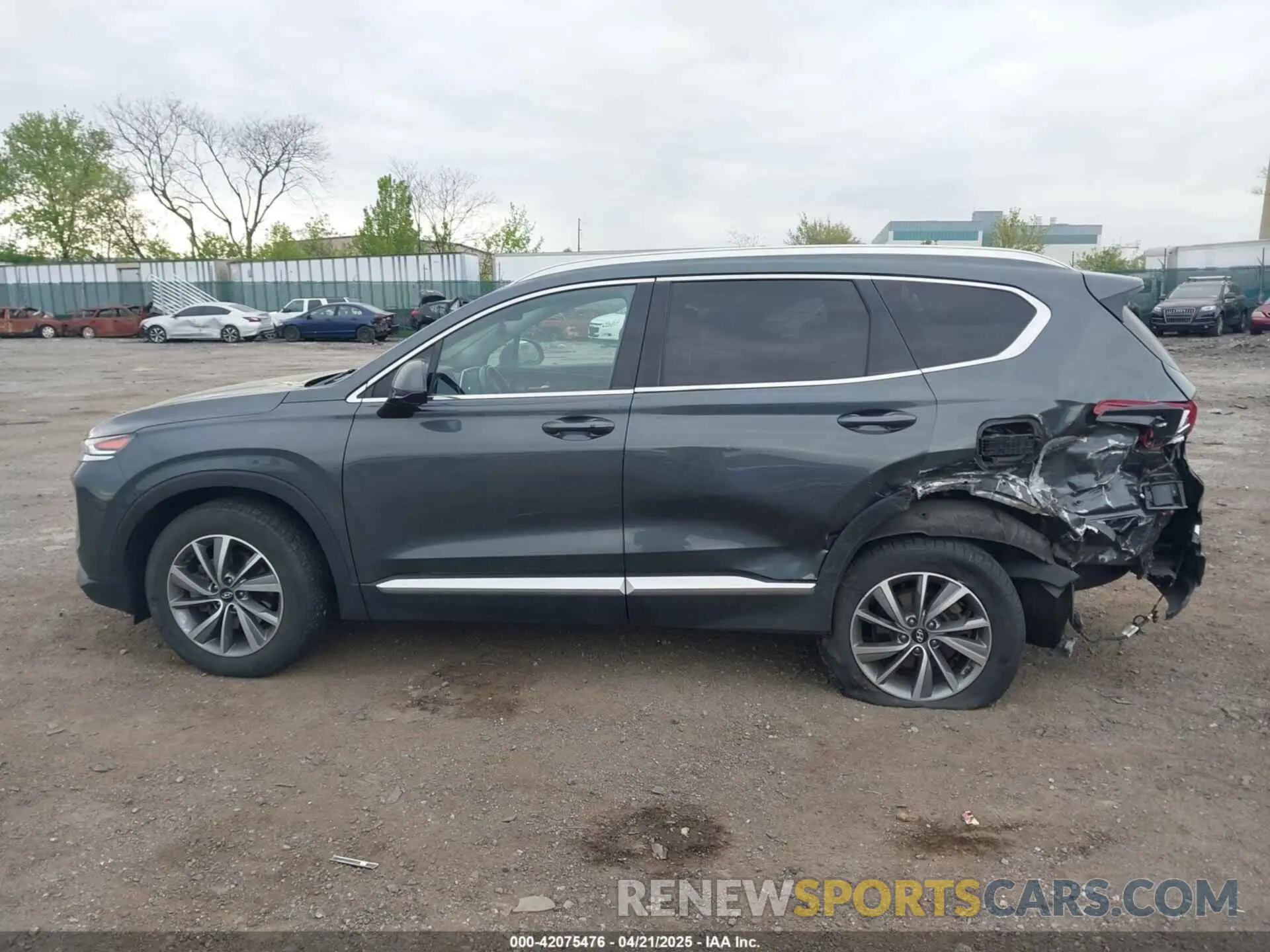 13 fotografías del automóvil dañado 5NMS3CAD8LH253798 HYUNDAI SANTA FE 2020