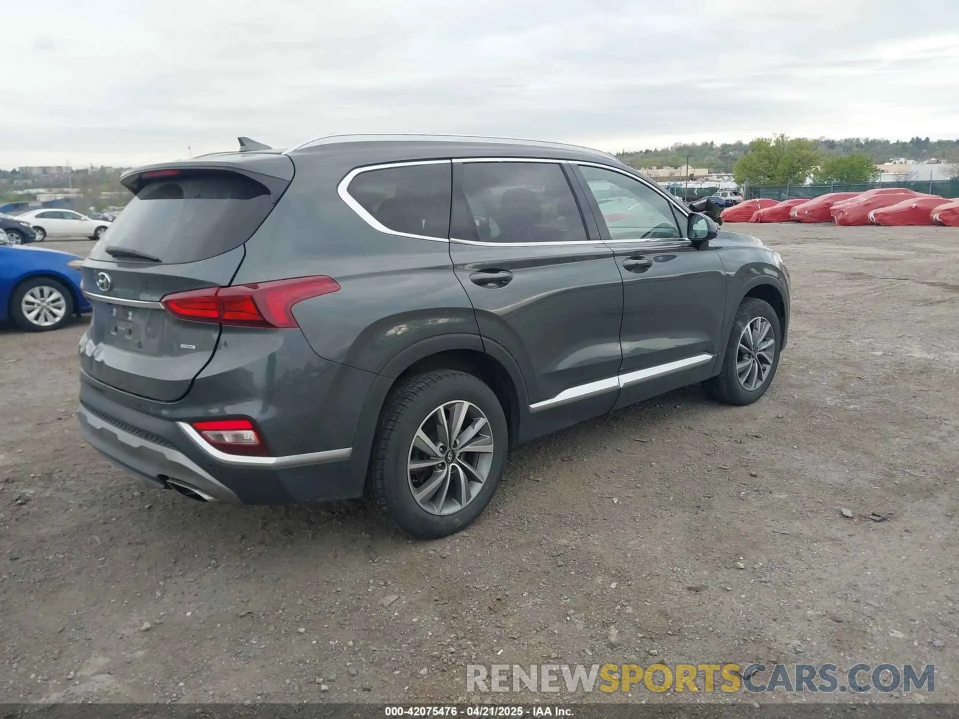 4 fotografías del automóvil dañado 5NMS3CAD8LH253798 HYUNDAI SANTA FE 2020