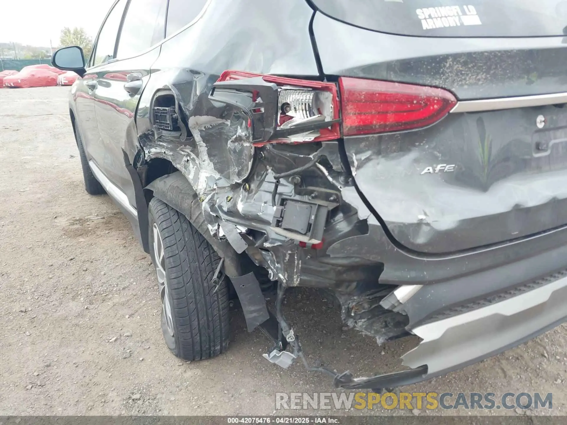 6 fotografías del automóvil dañado 5NMS3CAD8LH253798 HYUNDAI SANTA FE 2020