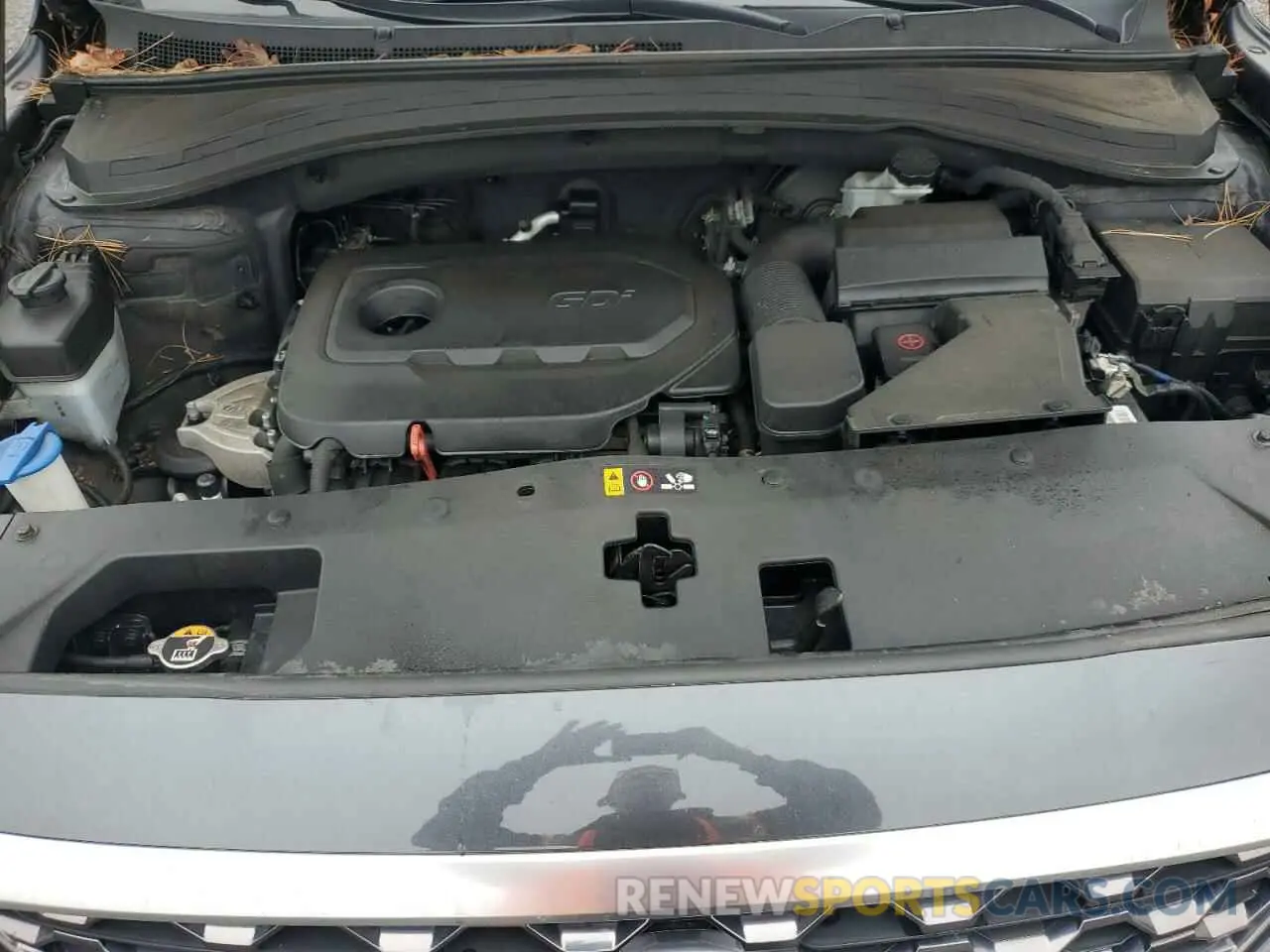 12 fotografías del automóvil dañado 5NMS3CAD8LH263361 HYUNDAI SANTA FE 2020