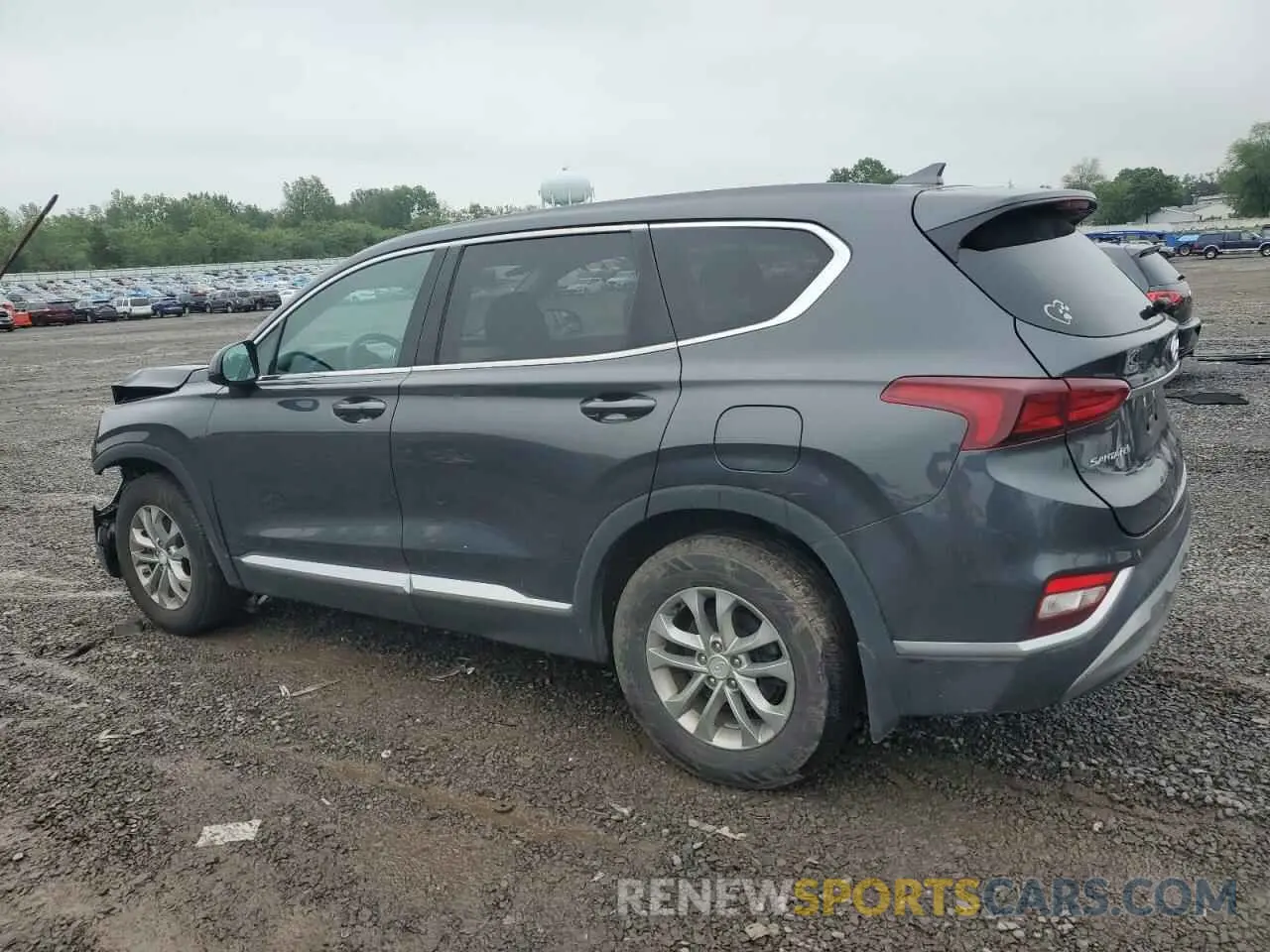 2 fotografías del automóvil dañado 5NMS3CAD8LH263361 HYUNDAI SANTA FE 2020