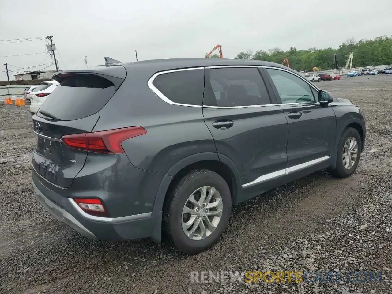 3 fotografías del automóvil dañado 5NMS3CAD8LH263361 HYUNDAI SANTA FE 2020