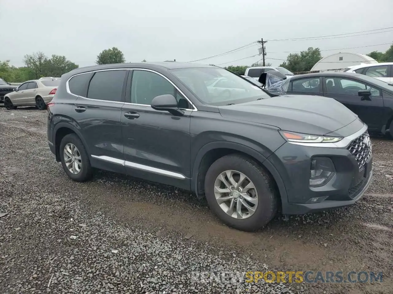 4 fotografías del automóvil dañado 5NMS3CAD8LH263361 HYUNDAI SANTA FE 2020
