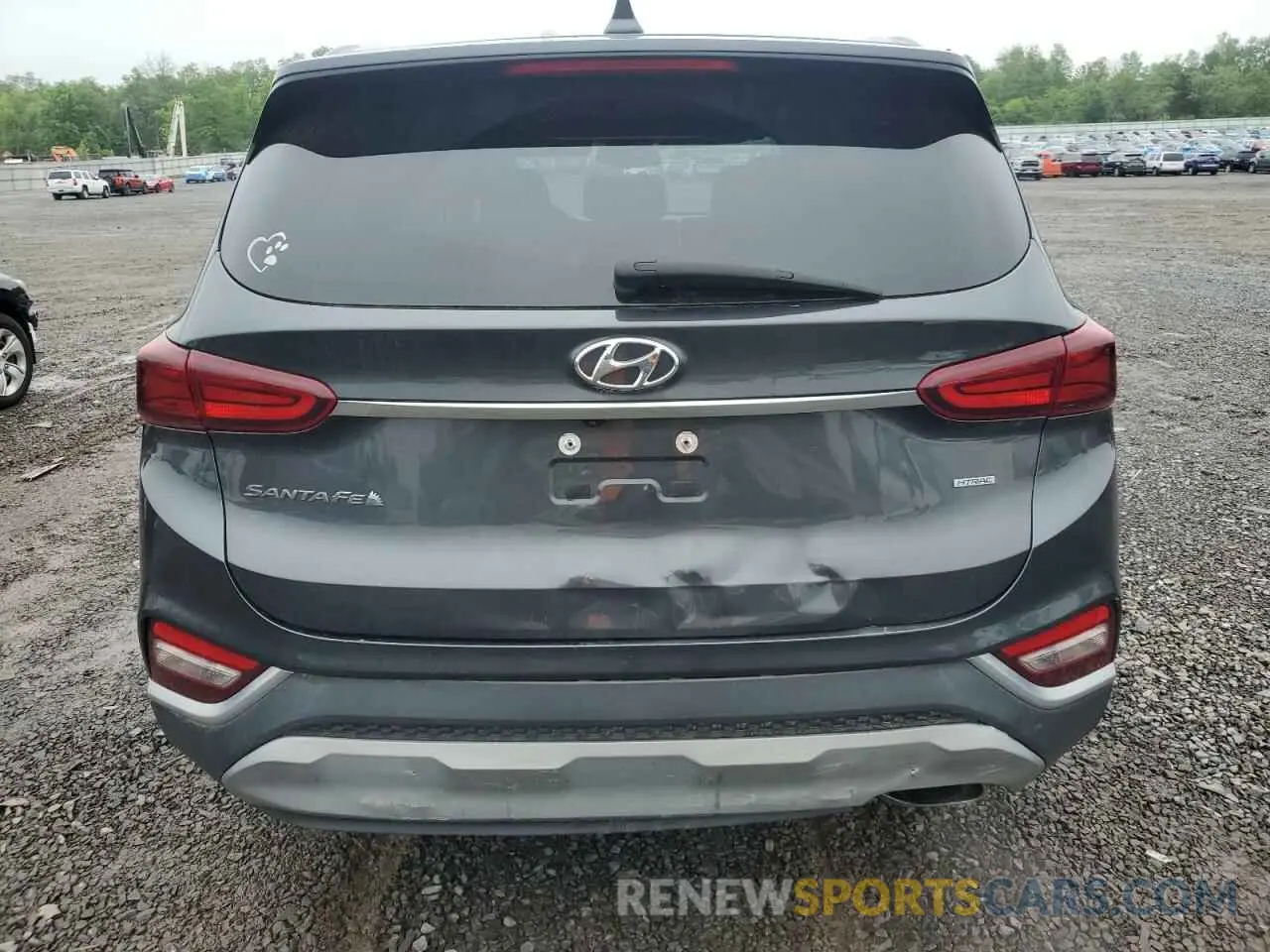 6 fotografías del automóvil dañado 5NMS3CAD8LH263361 HYUNDAI SANTA FE 2020