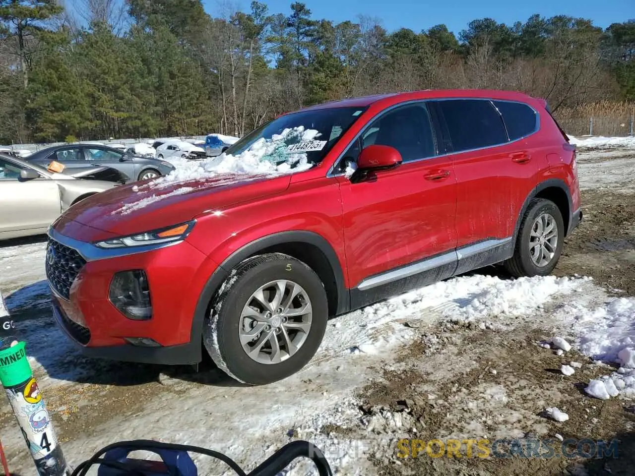 1 fotografías del automóvil dañado 5NMS3CAD9LH279665 HYUNDAI SANTA FE 2020