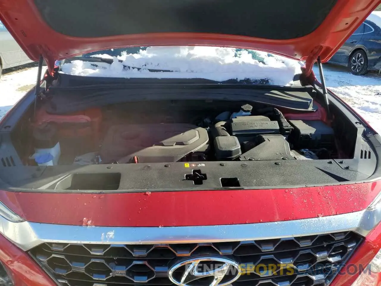 13 fotografías del automóvil dañado 5NMS3CAD9LH279665 HYUNDAI SANTA FE 2020
