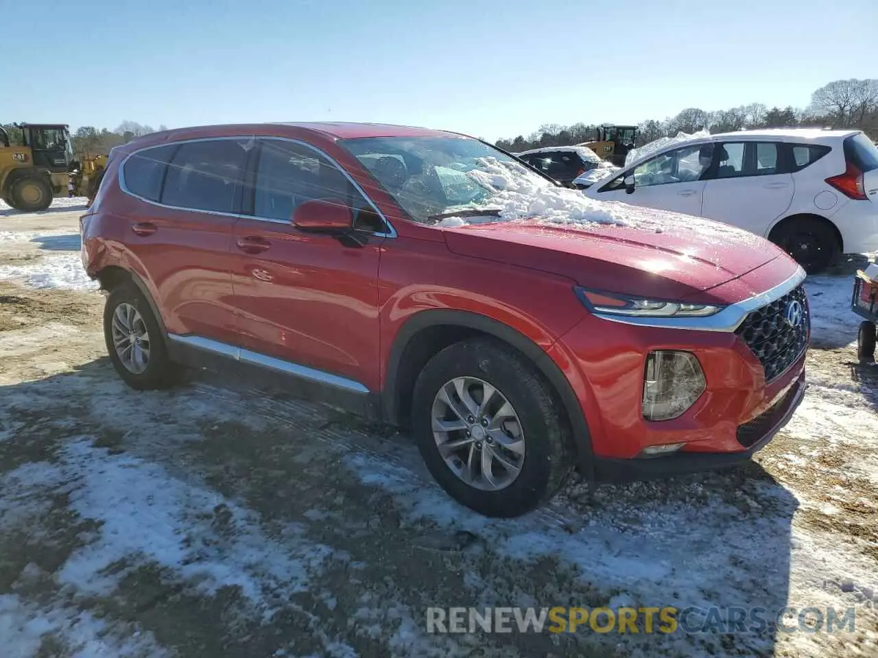 4 fotografías del automóvil dañado 5NMS3CAD9LH279665 HYUNDAI SANTA FE 2020