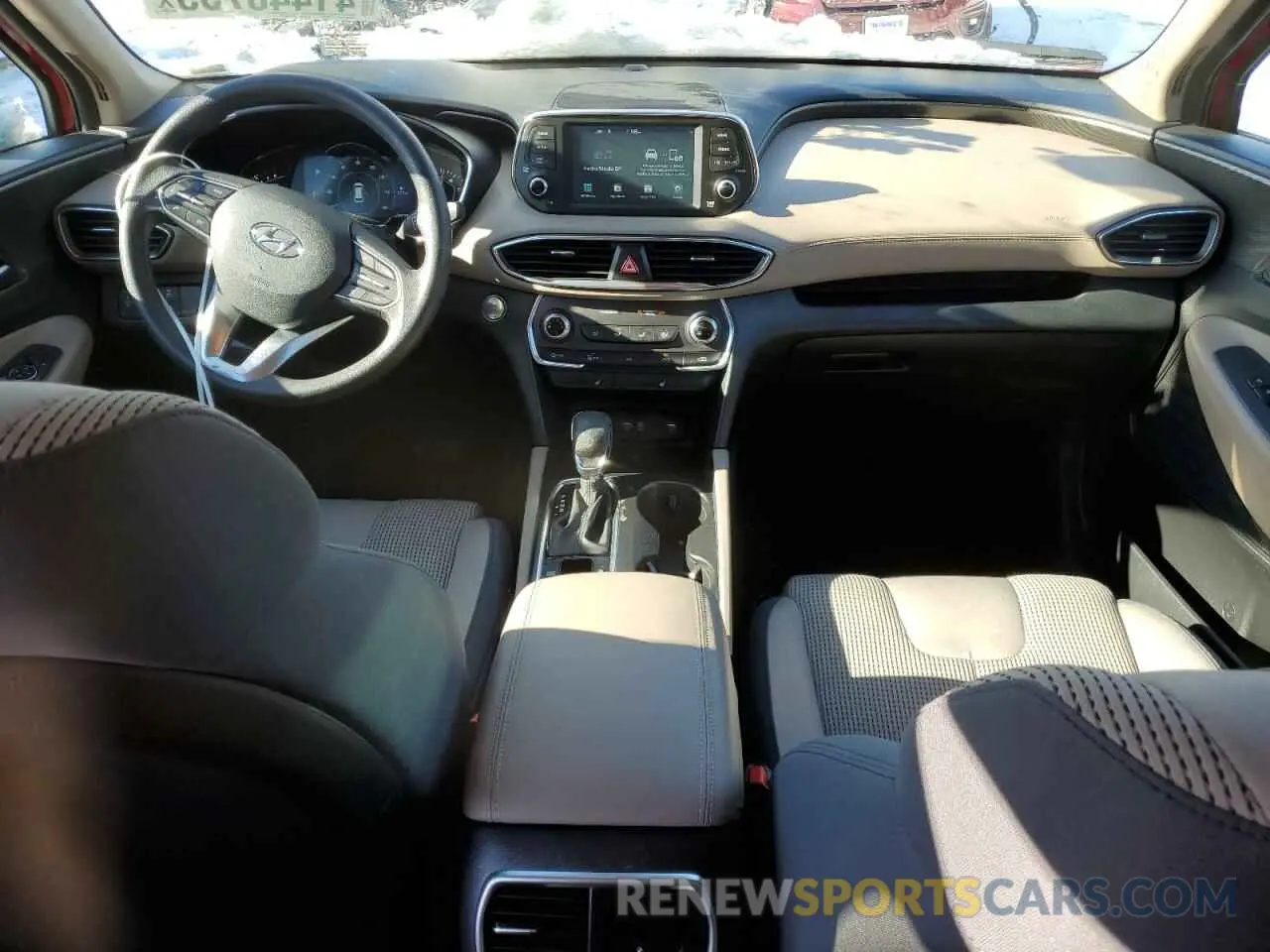 8 fotografías del automóvil dañado 5NMS3CAD9LH279665 HYUNDAI SANTA FE 2020