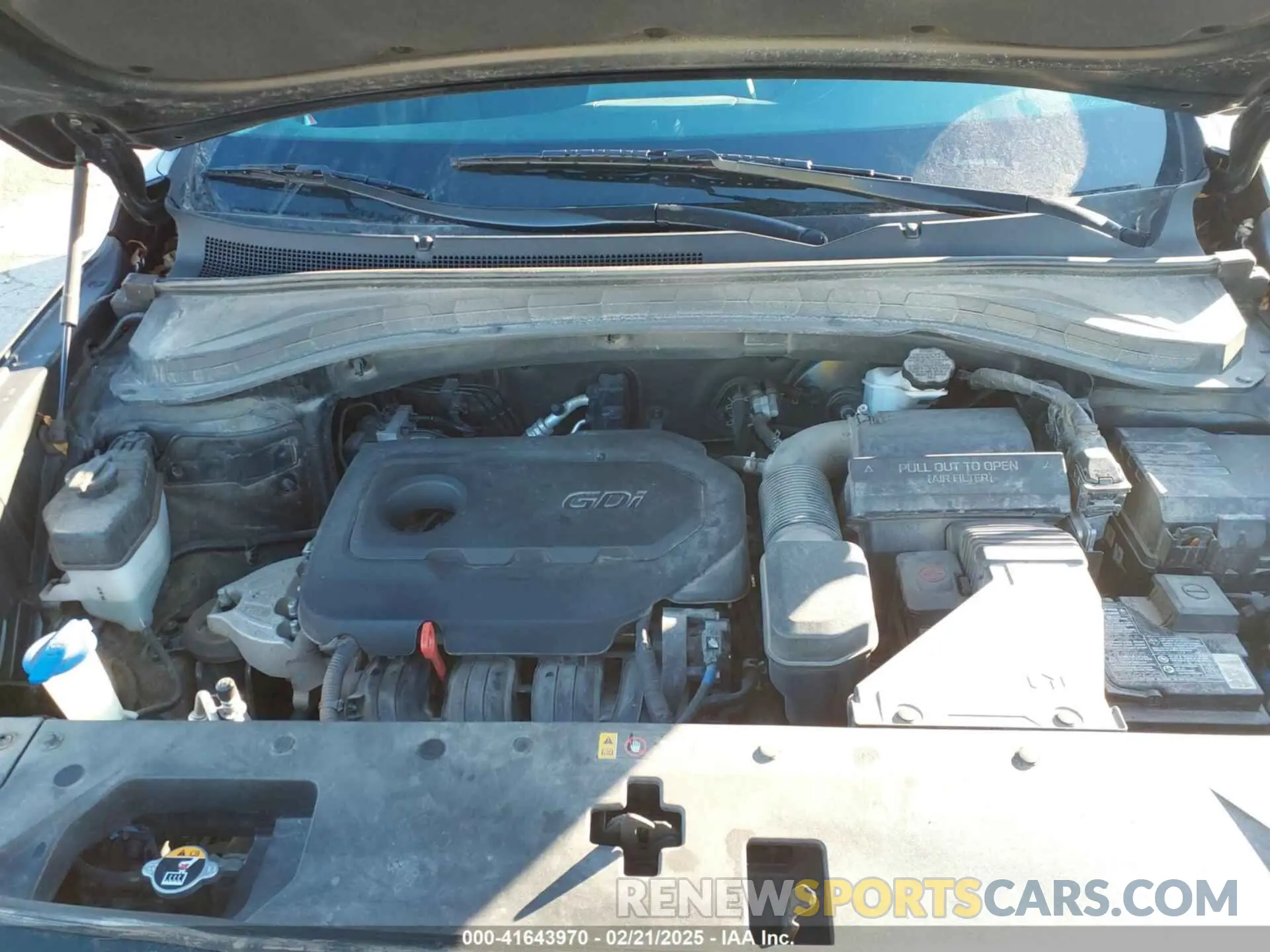 10 fotografías del automóvil dañado 5NMS3CADXLH156974 HYUNDAI SANTA FE 2020