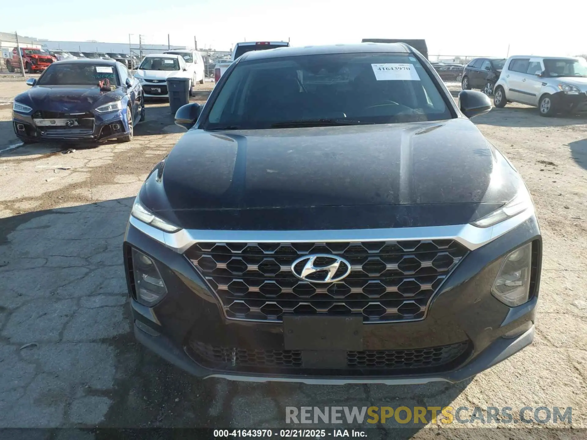 13 fotografías del automóvil dañado 5NMS3CADXLH156974 HYUNDAI SANTA FE 2020