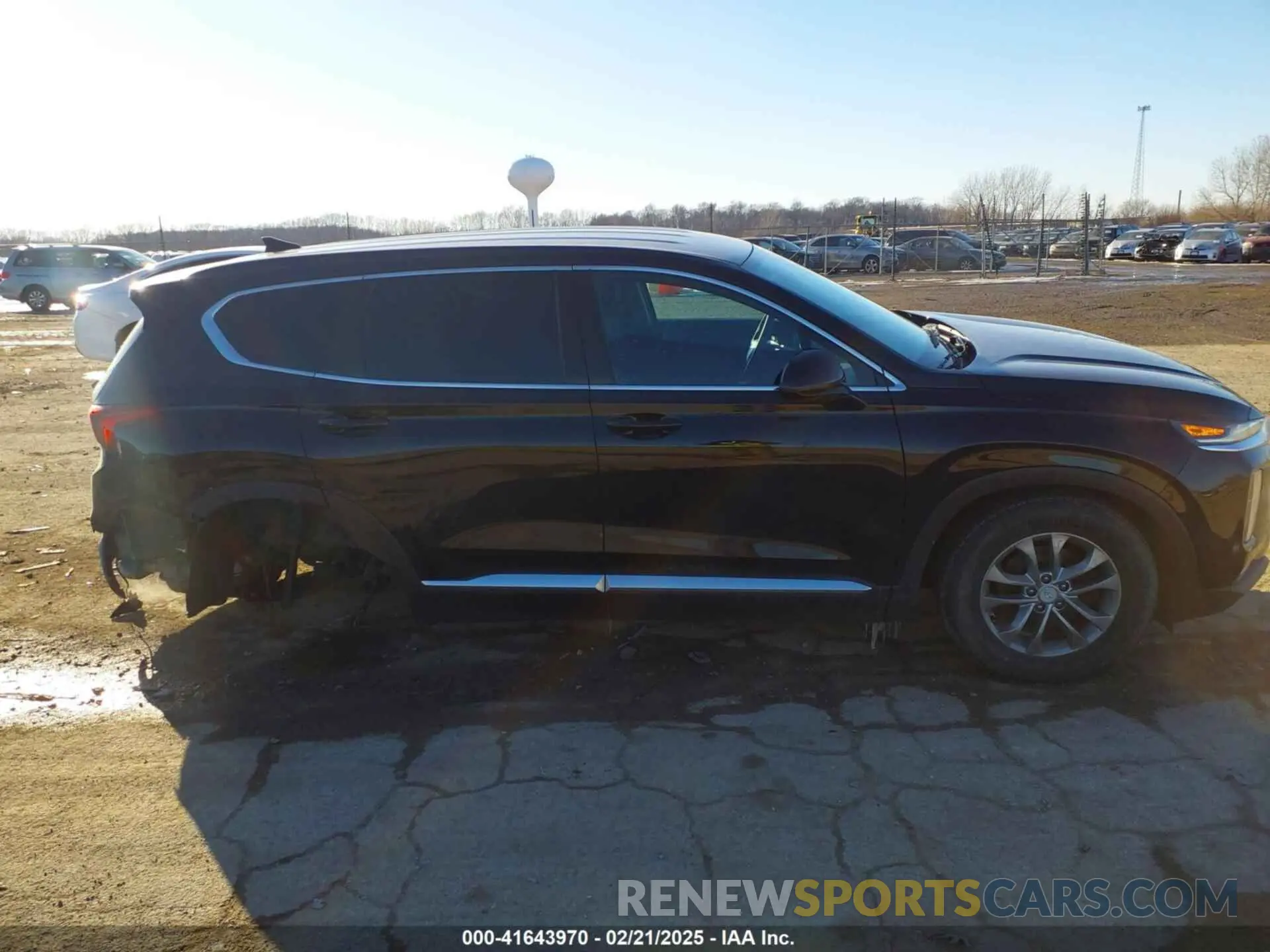 14 fotografías del automóvil dañado 5NMS3CADXLH156974 HYUNDAI SANTA FE 2020