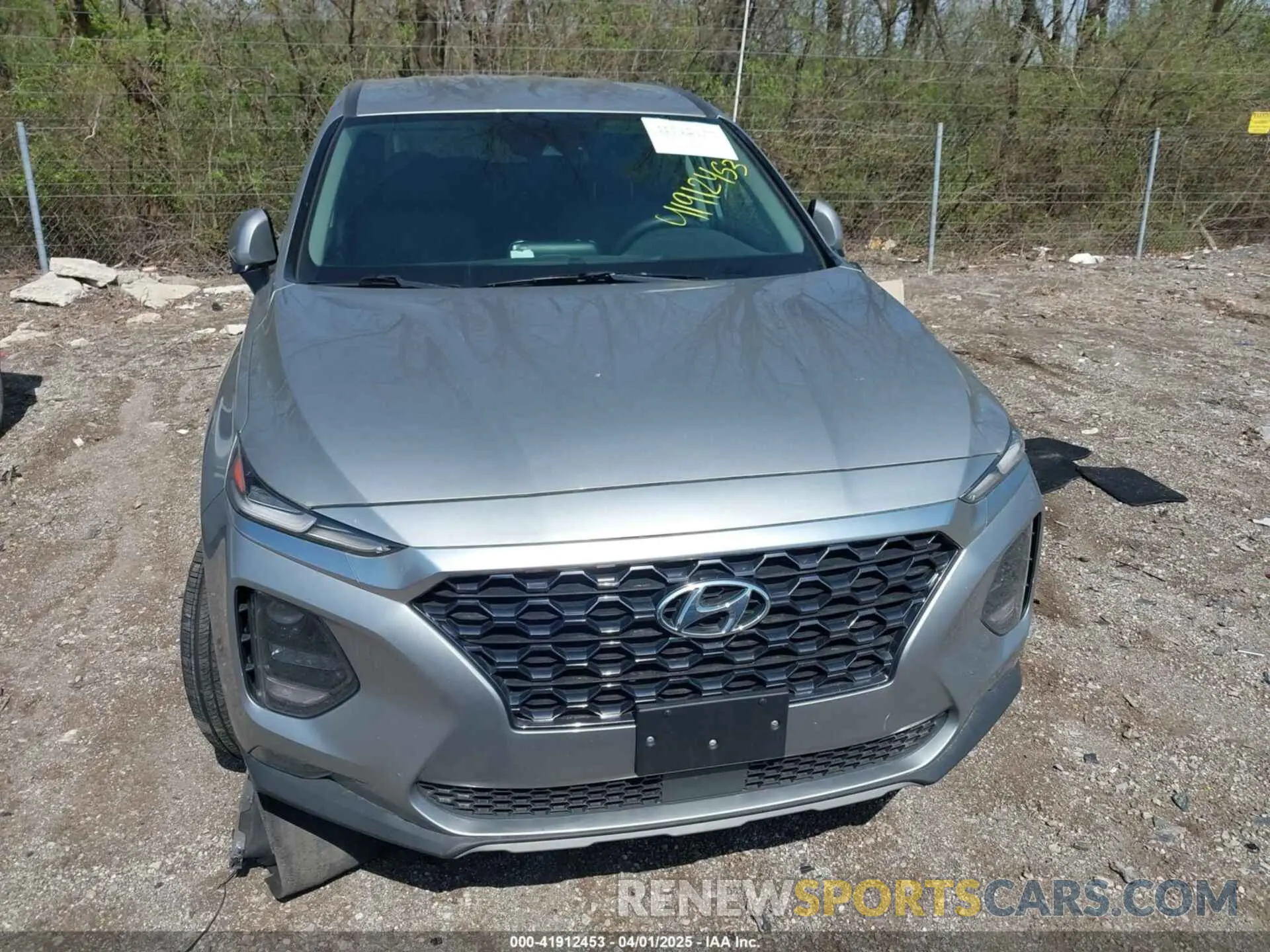 12 fotografías del automóvil dañado 5NMS3CADXLH224352 HYUNDAI SANTA FE 2020