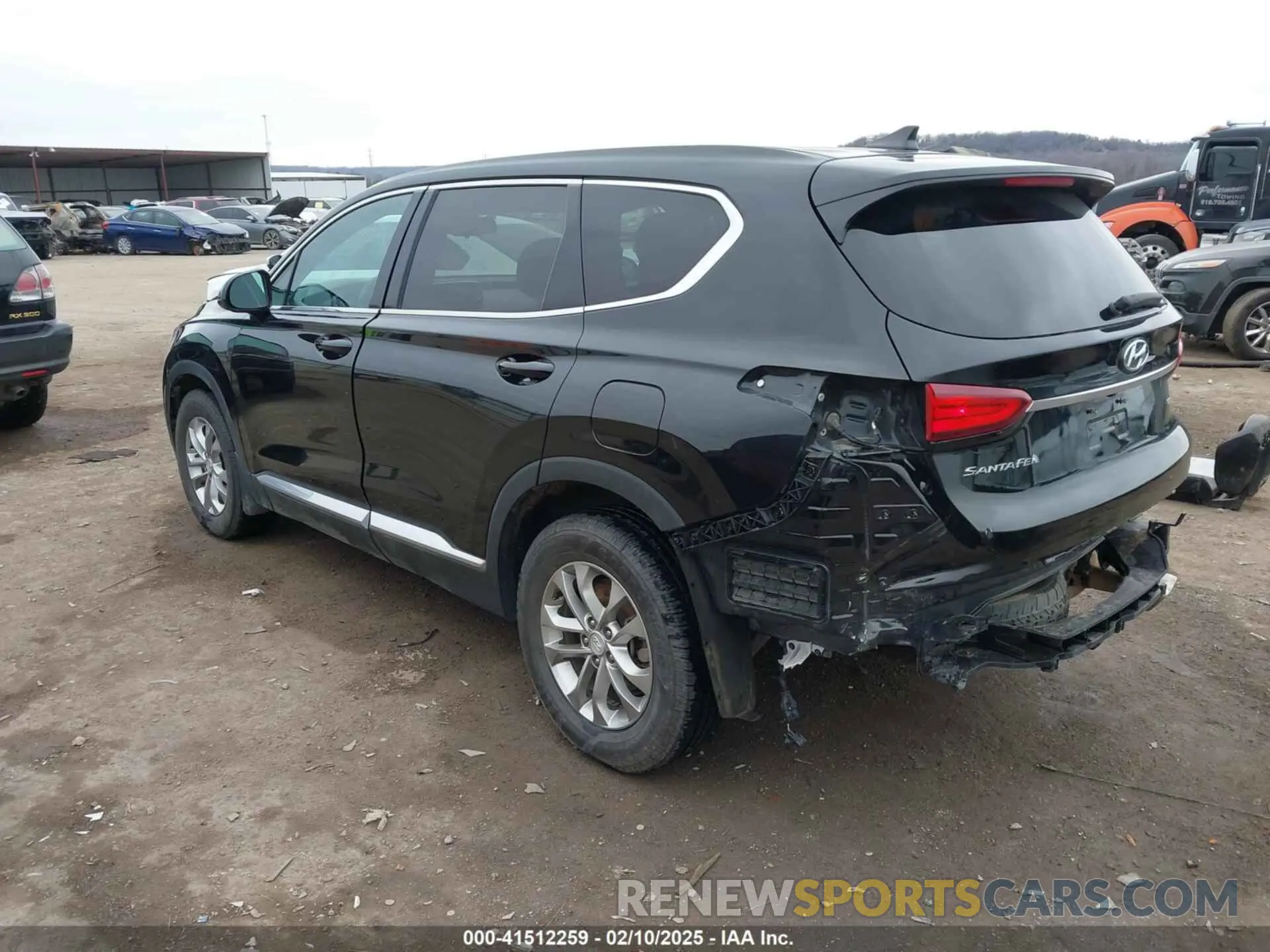 3 fotografías del automóvil dañado 5NMS3CADXLH238994 HYUNDAI SANTA FE 2020