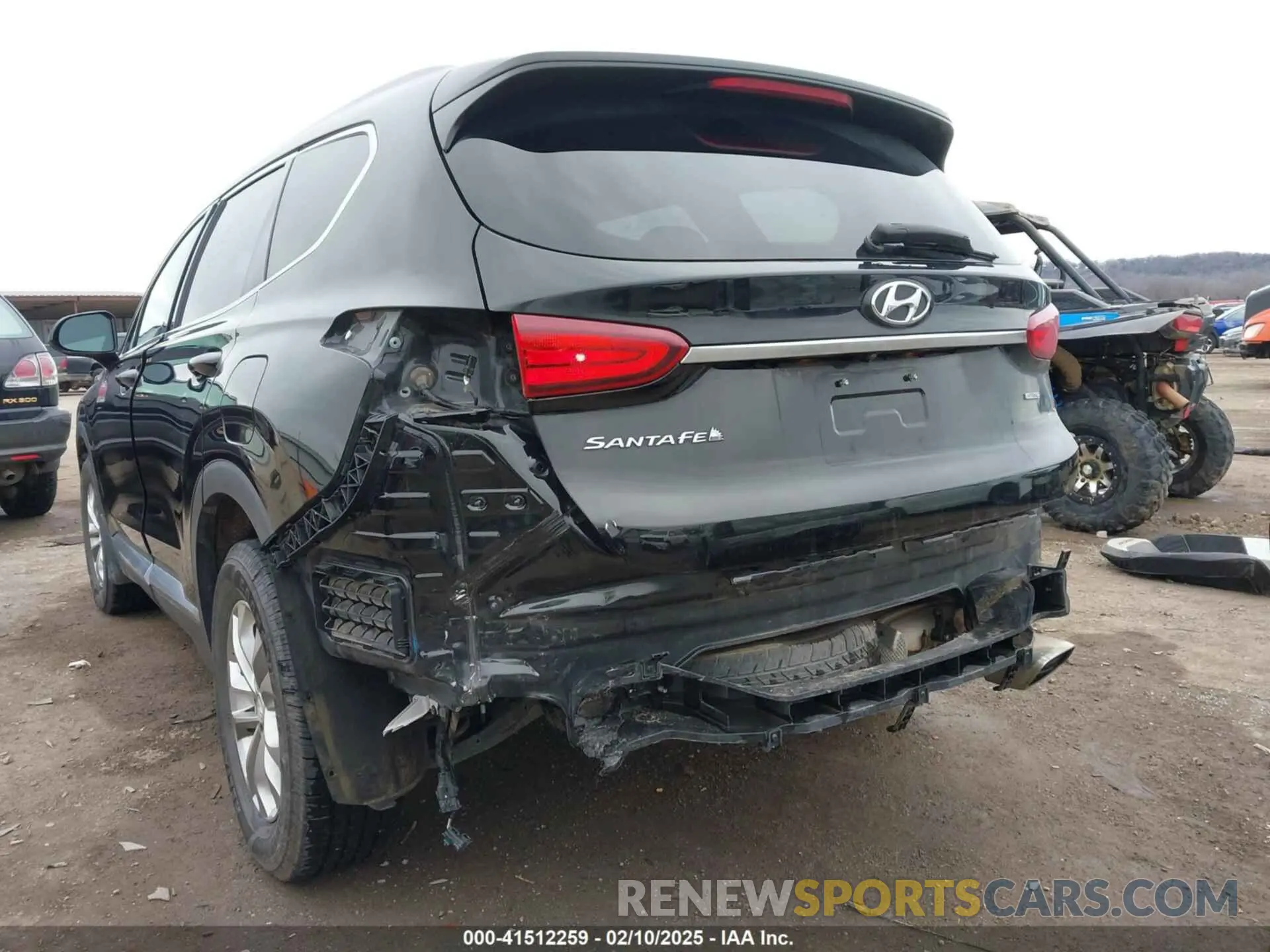 6 fotografías del automóvil dañado 5NMS3CADXLH238994 HYUNDAI SANTA FE 2020