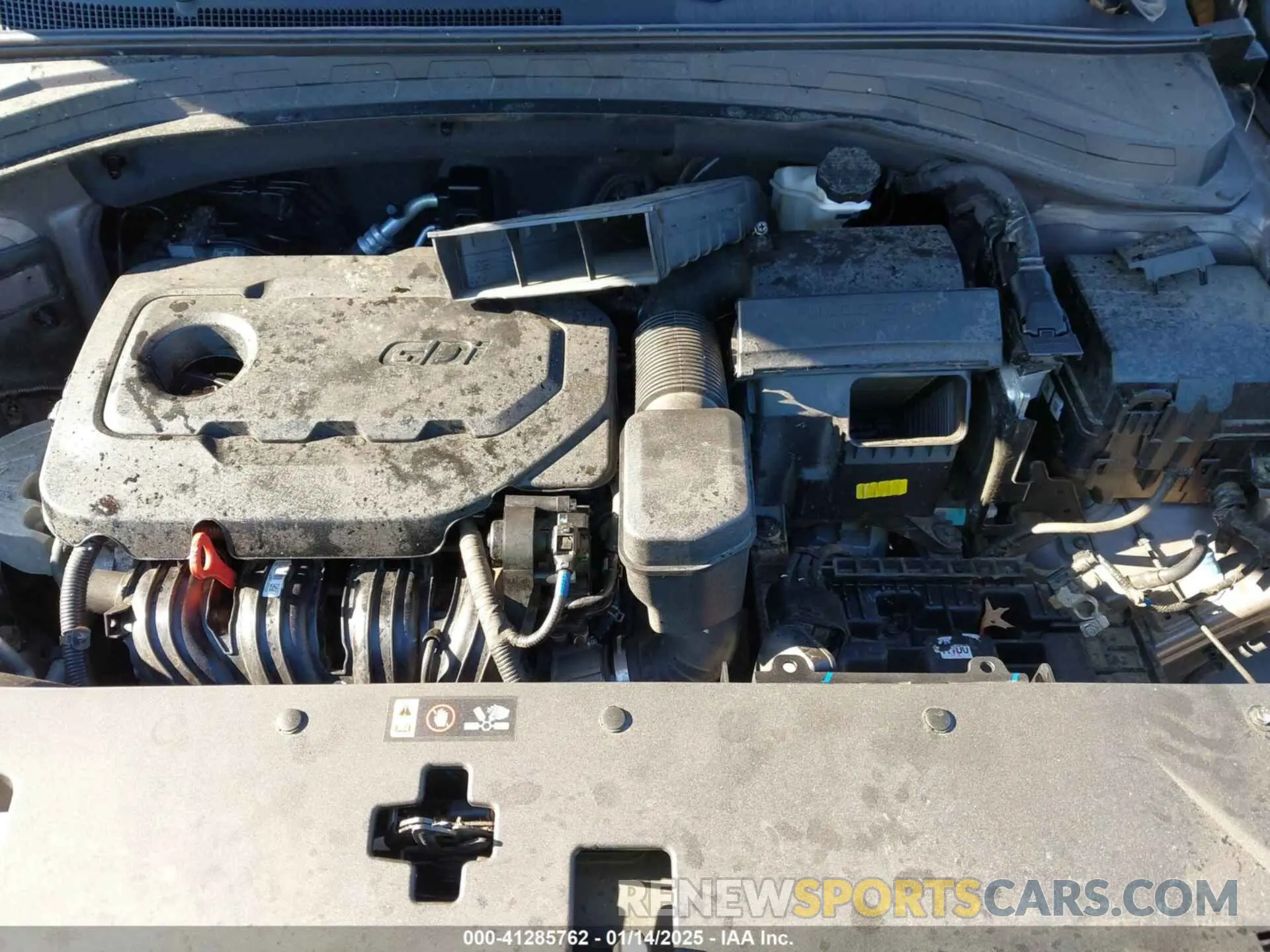 10 fotografías del automóvil dañado 5NMS3CADXLH244536 HYUNDAI SANTA FE 2020