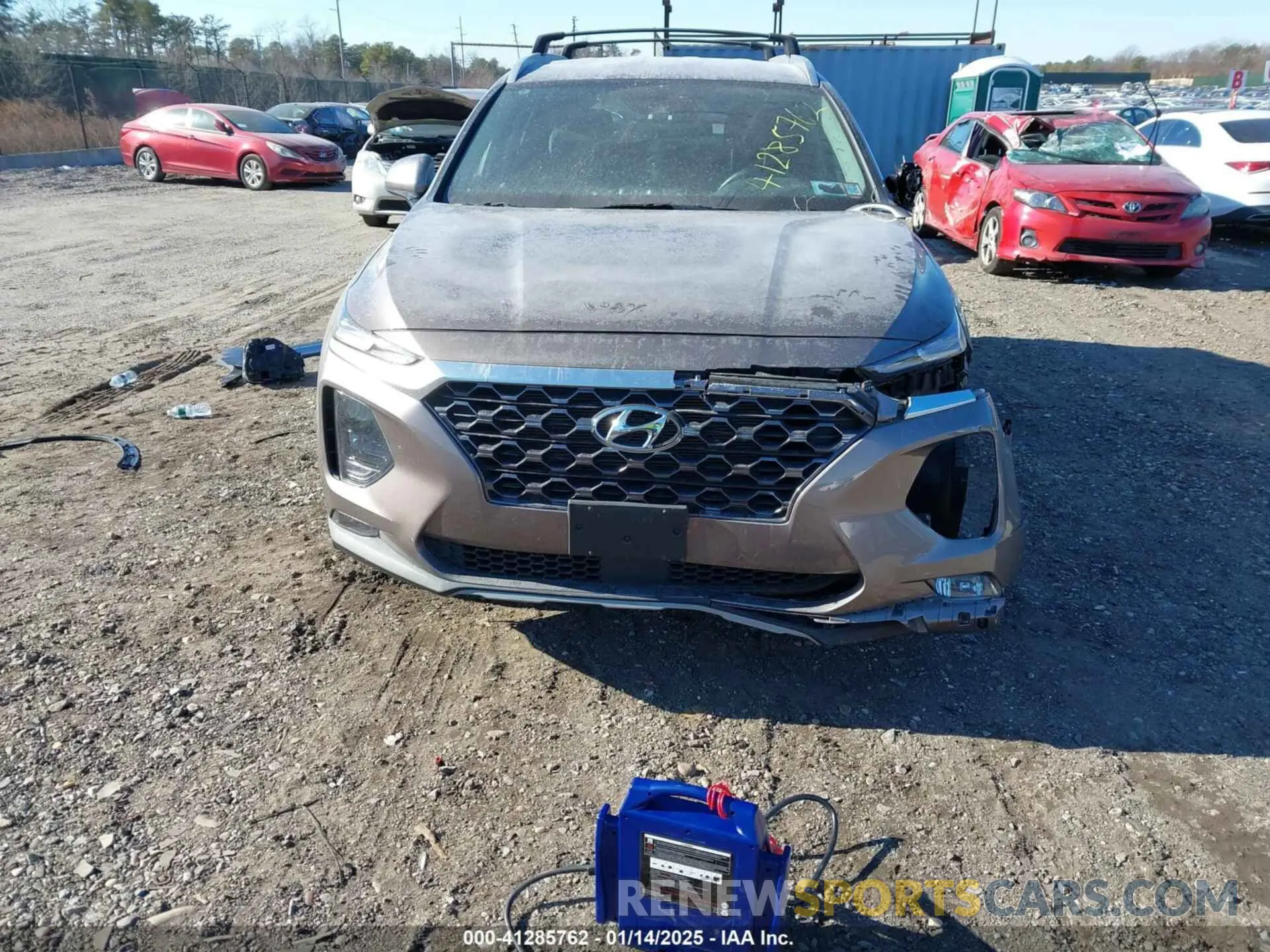 12 fotografías del automóvil dañado 5NMS3CADXLH244536 HYUNDAI SANTA FE 2020