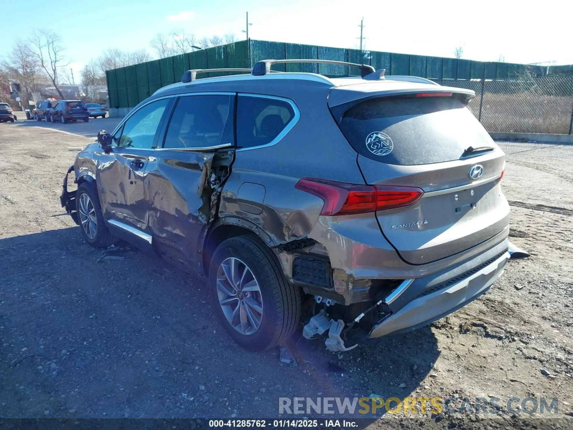 3 fotografías del automóvil dañado 5NMS3CADXLH244536 HYUNDAI SANTA FE 2020