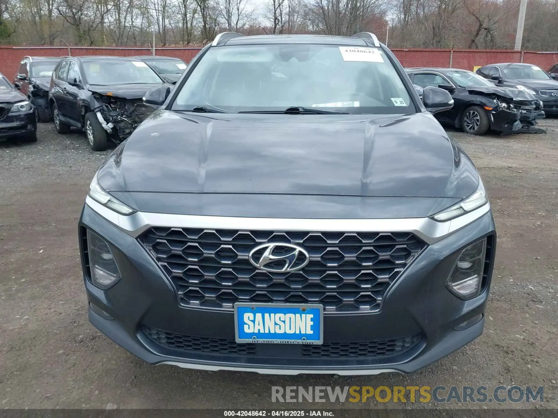 12 fotografías del automóvil dañado 5NMS3CADXLH247789 HYUNDAI SANTA FE 2020