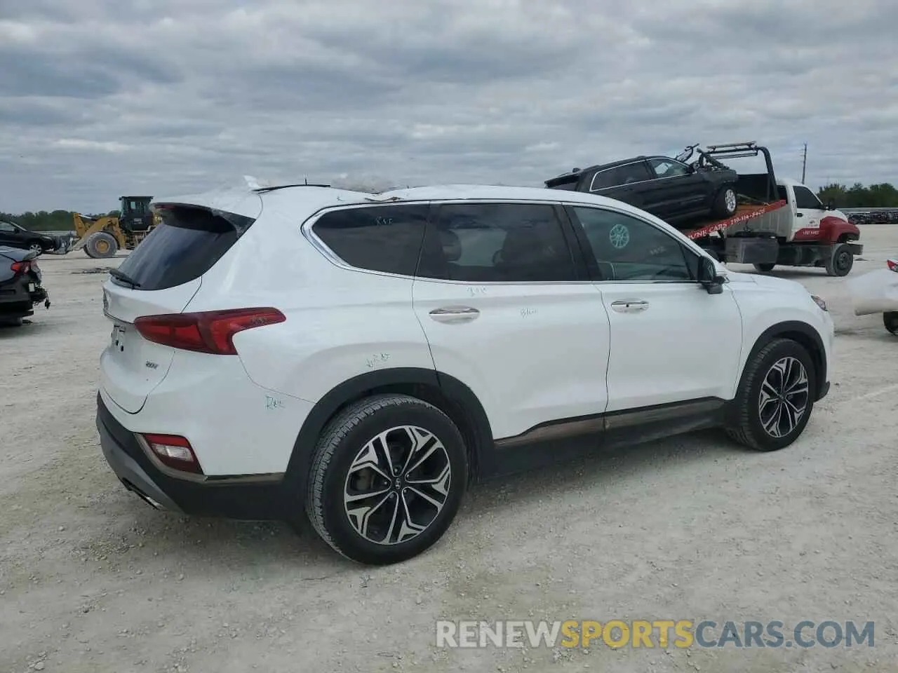 3 fotografías del automóvil dañado 5NMS53AA3LH196152 HYUNDAI SANTA FE 2020