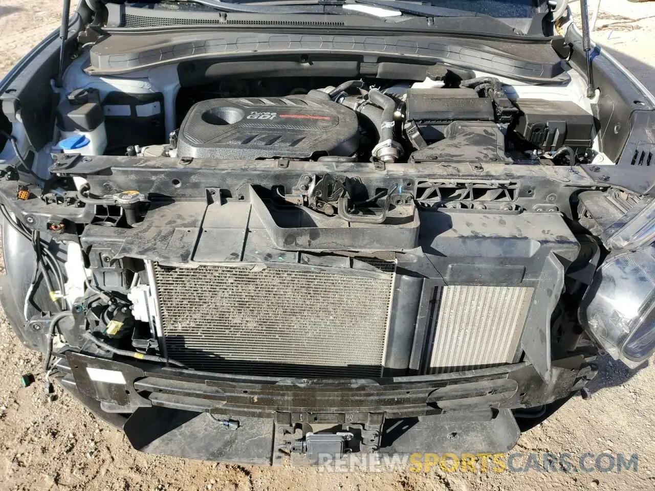 12 fotografías del automóvil dañado 5NMS53AA4LH184690 HYUNDAI SANTA FE 2020