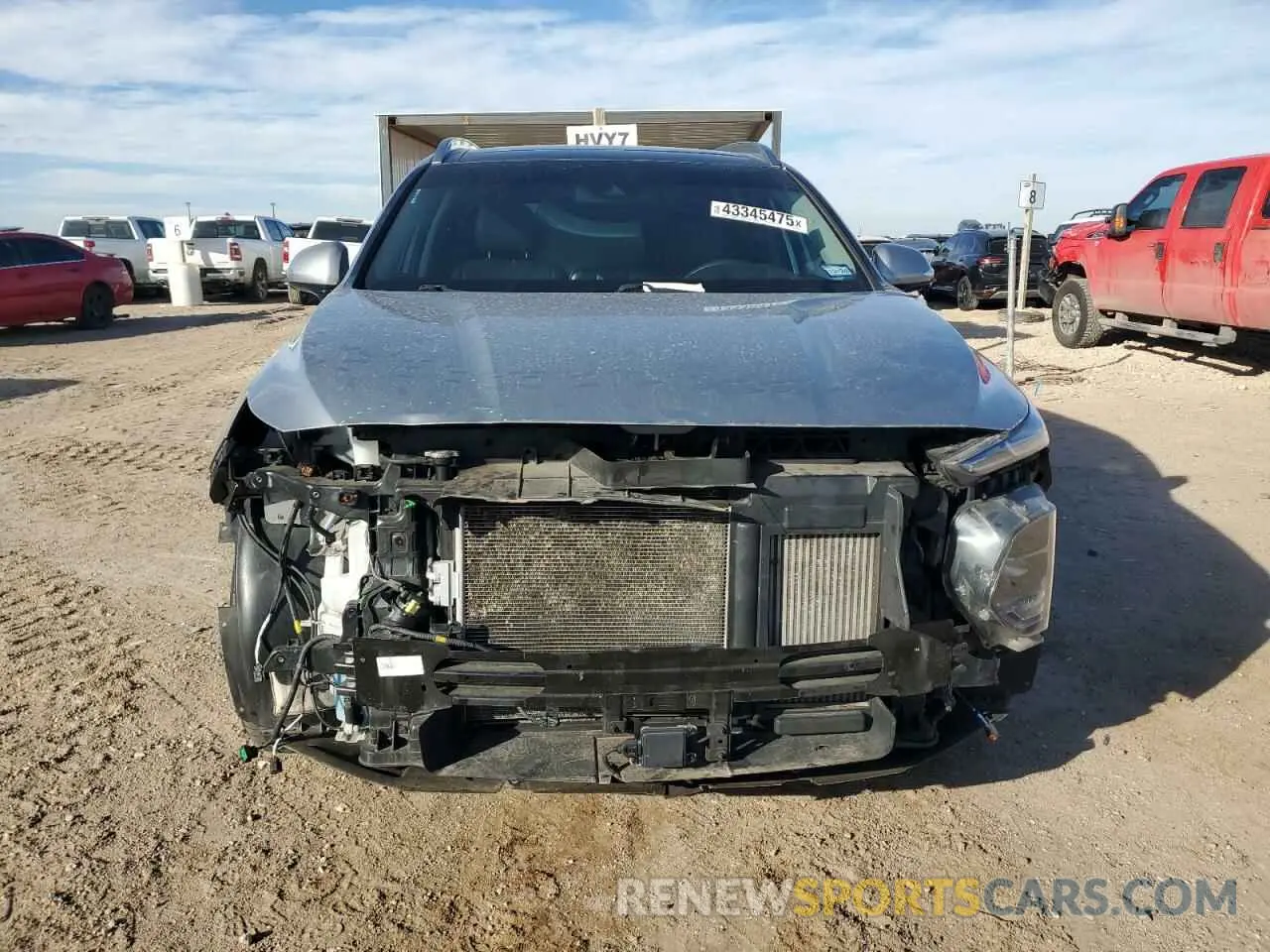 5 fotografías del automóvil dañado 5NMS53AA4LH184690 HYUNDAI SANTA FE 2020