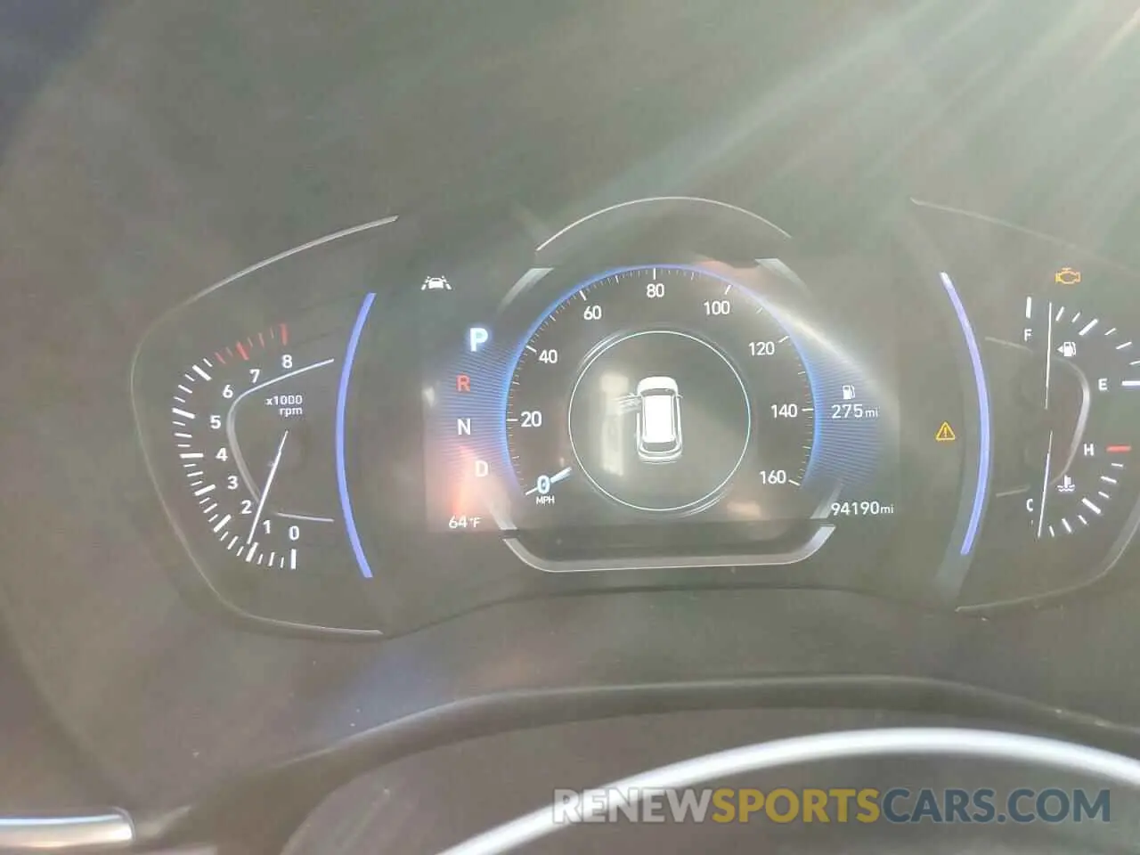 9 fotografías del automóvil dañado 5NMS53AA4LH184690 HYUNDAI SANTA FE 2020