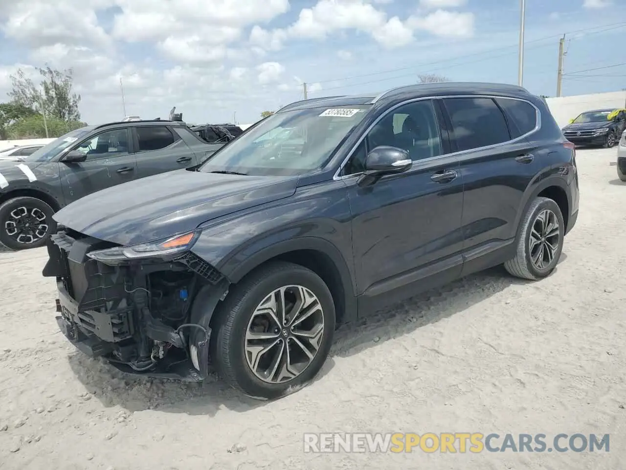 1 fotografías del automóvil dañado 5NMS53AA4LH276222 HYUNDAI SANTA FE 2020