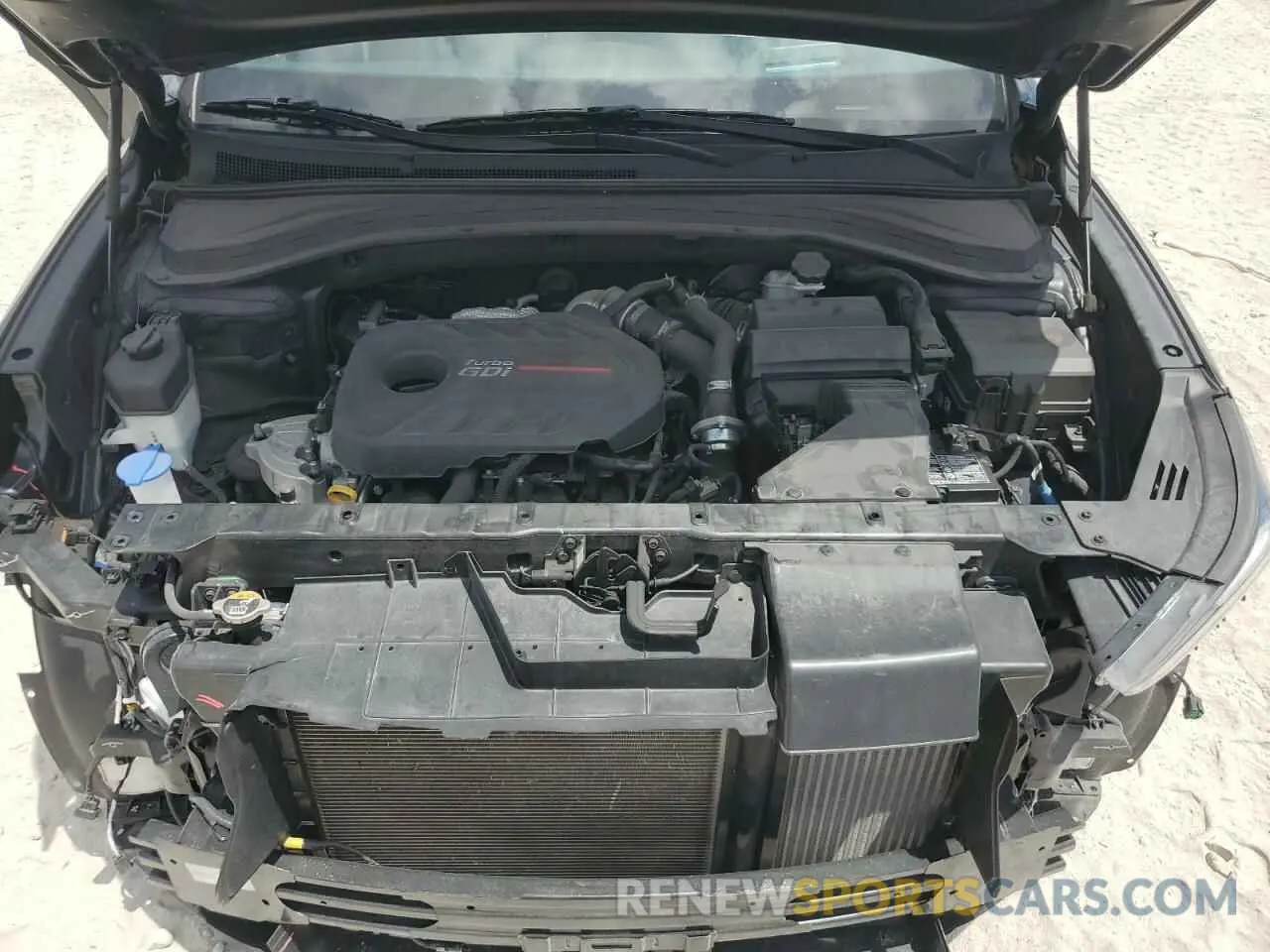 12 fotografías del automóvil dañado 5NMS53AA4LH276222 HYUNDAI SANTA FE 2020