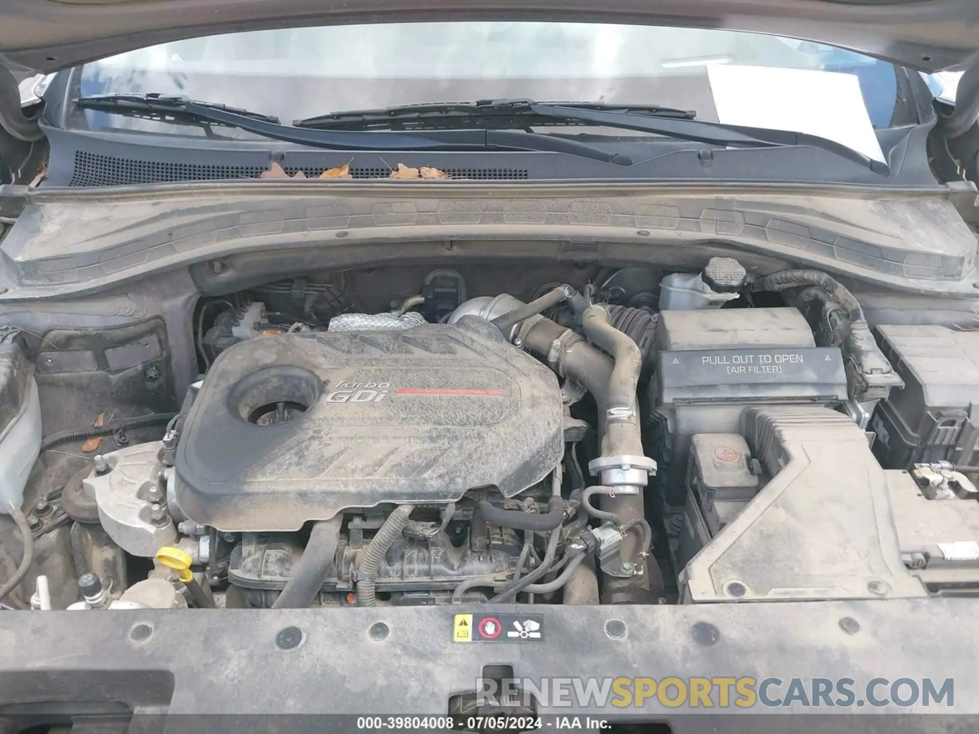 10 fotografías del automóvil dañado 5NMS53AA5LH191809 HYUNDAI SANTA FE 2020