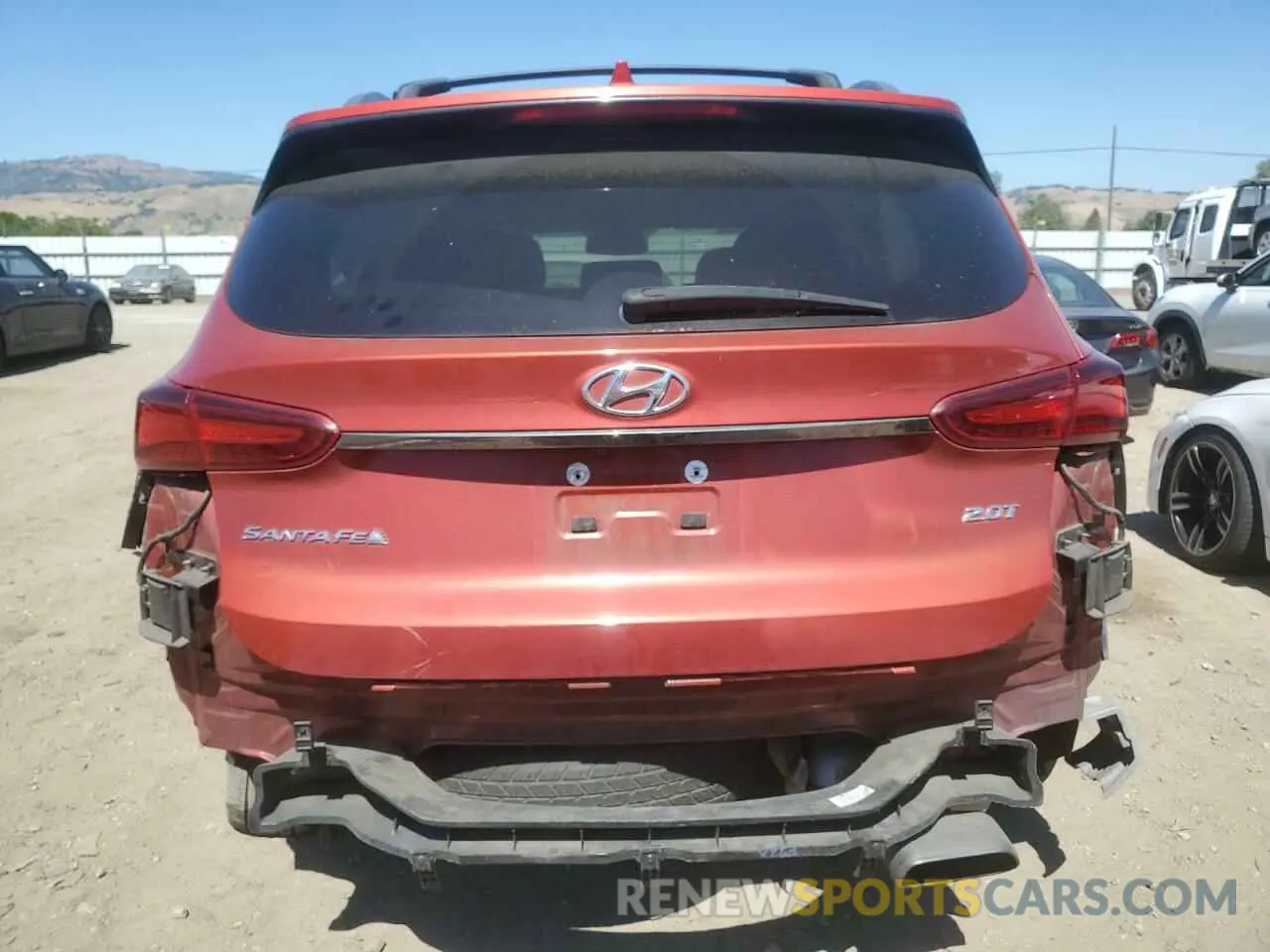 6 fotografías del automóvil dañado 5NMS53AA7LH171769 HYUNDAI SANTA FE 2020