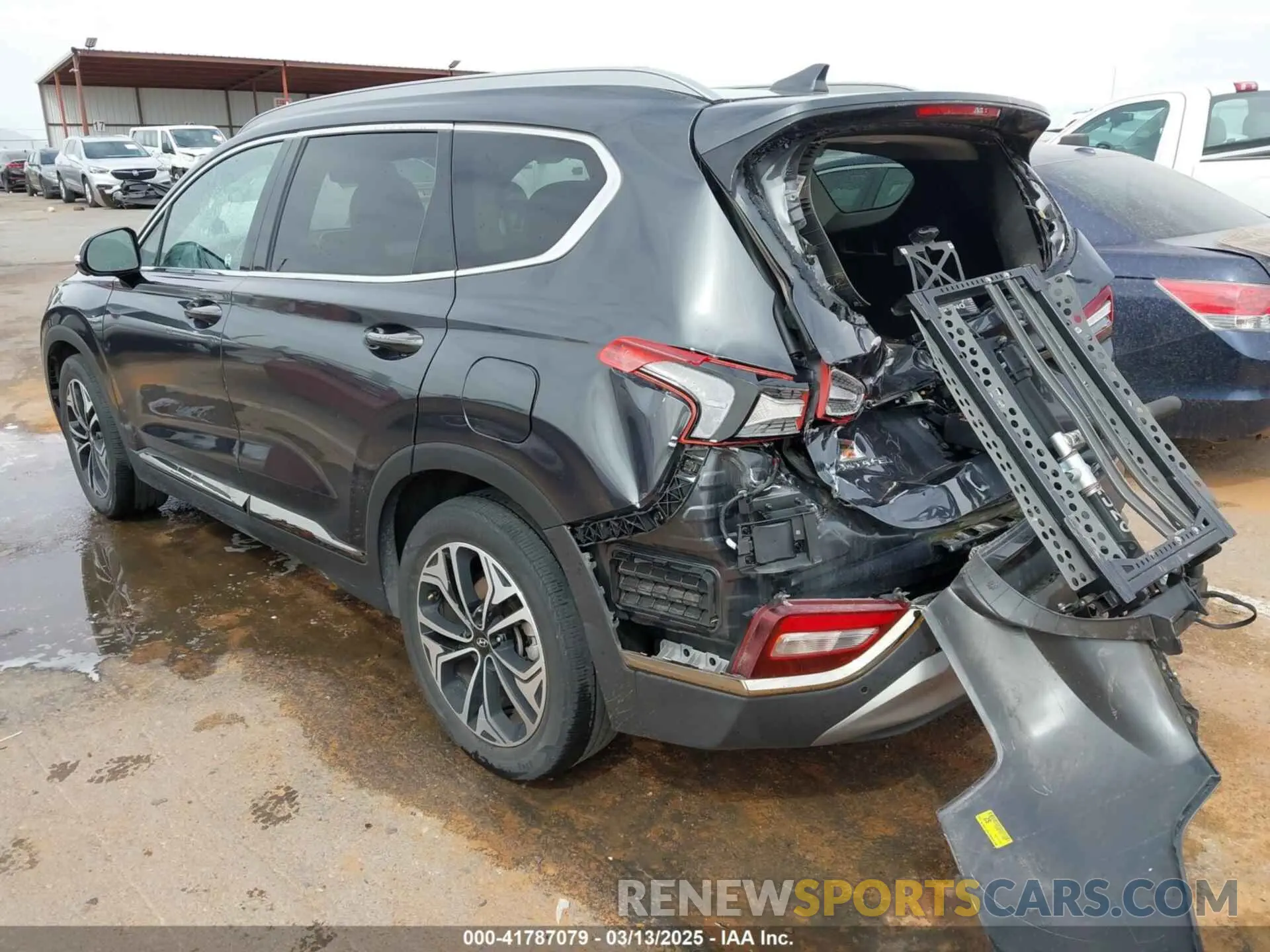 3 fotografías del automóvil dañado 5NMS53AA8LH213608 HYUNDAI SANTA FE 2020