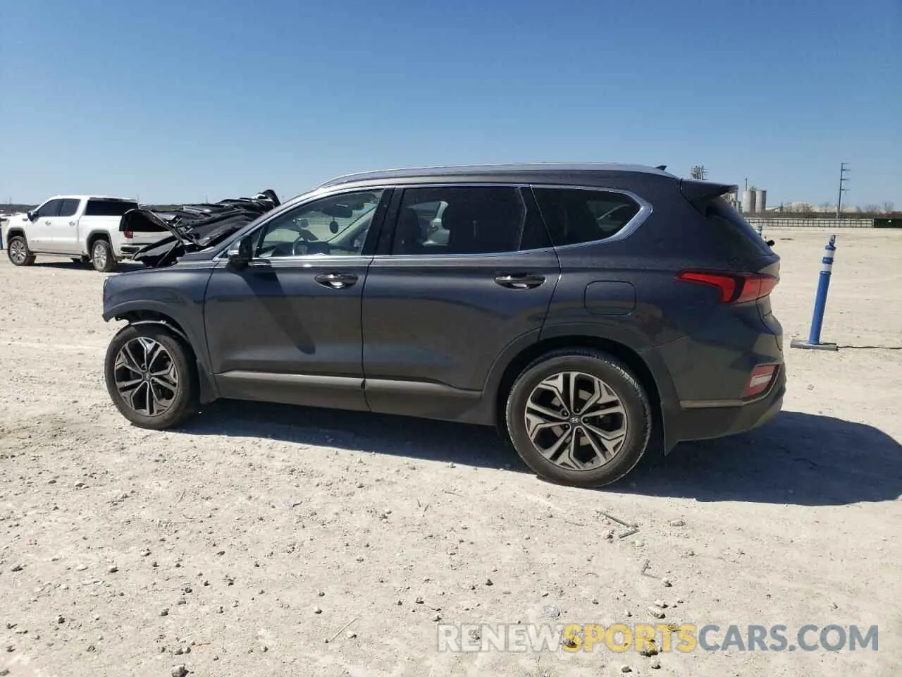 2 fotografías del automóvil dañado 5NMS53AA8LH275641 HYUNDAI SANTA FE 2020