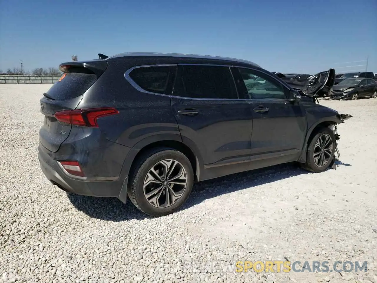 3 fotografías del automóvil dañado 5NMS53AA8LH275641 HYUNDAI SANTA FE 2020