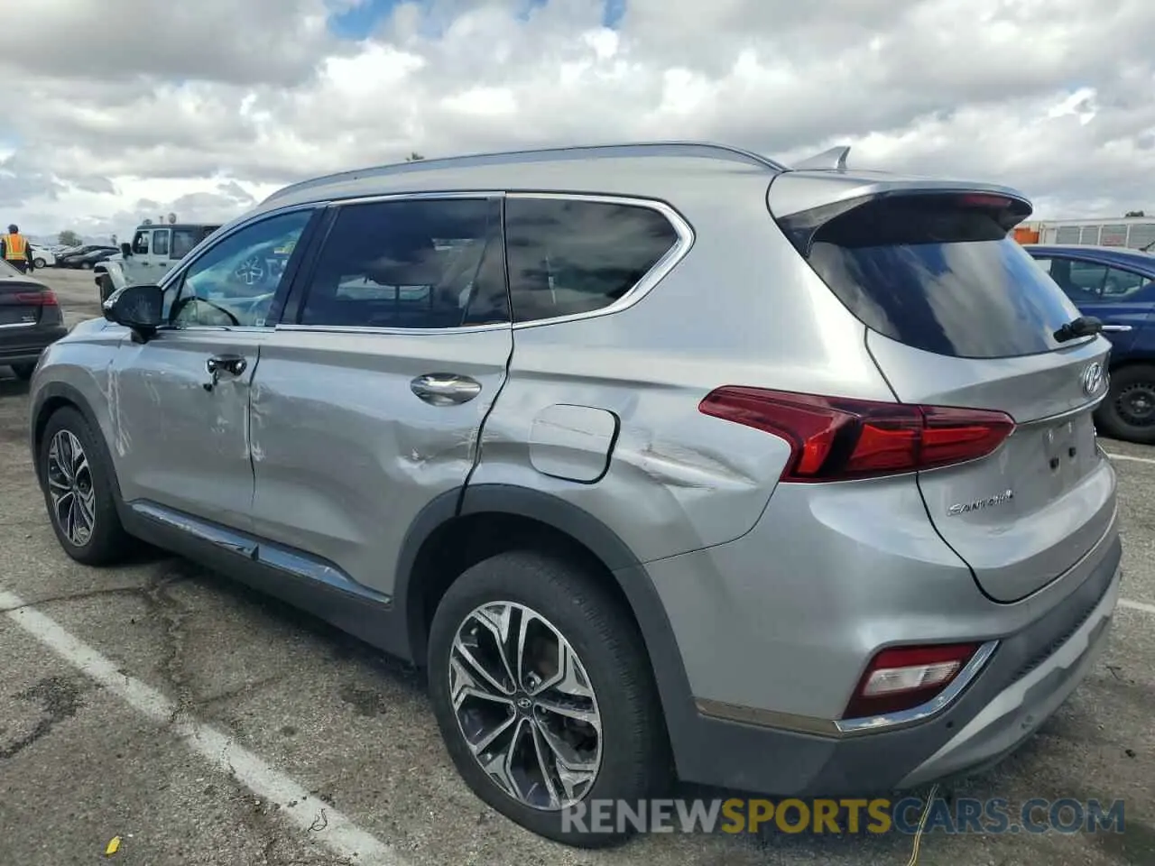 2 fotografías del automóvil dañado 5NMS53AA9LH221118 HYUNDAI SANTA FE 2020