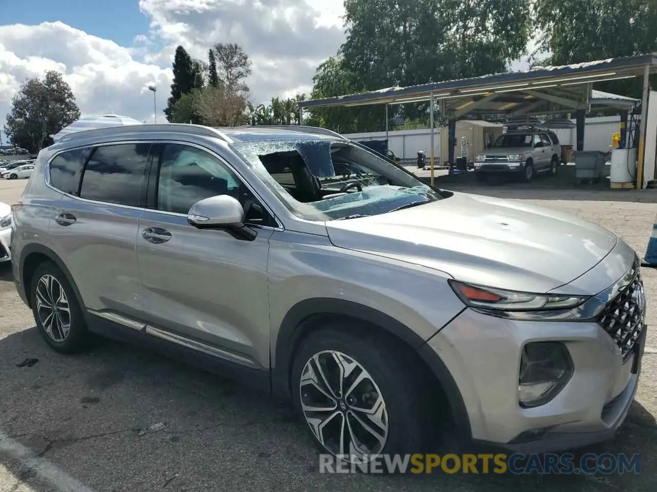 4 fotografías del automóvil dañado 5NMS53AA9LH221118 HYUNDAI SANTA FE 2020