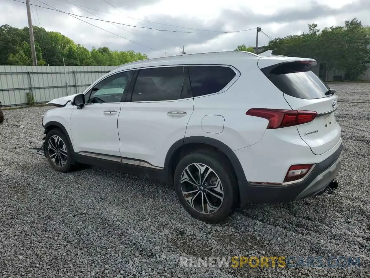 2 fotografías del automóvil dañado 5NMS53AA9LH284283 HYUNDAI SANTA FE 2020
