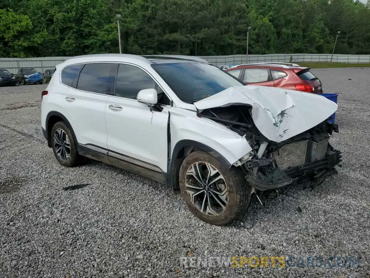 4 fotografías del automóvil dañado 5NMS53AA9LH284283 HYUNDAI SANTA FE 2020
