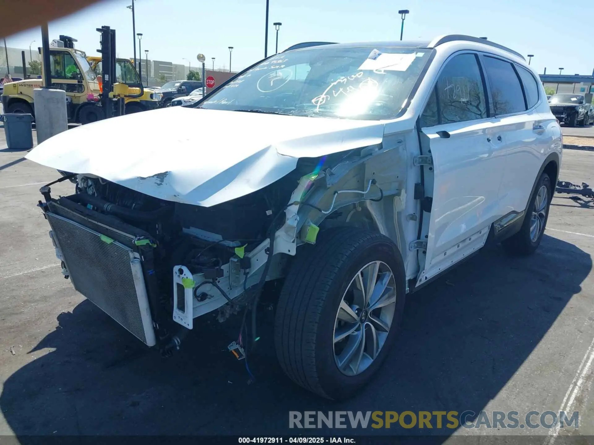 2 fotografías del automóvil dañado 5NMS53AD1LH181515 HYUNDAI SANTA FE 2020