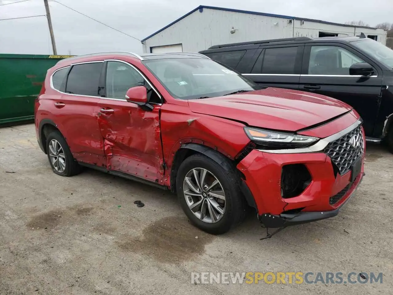 4 fotografías del automóvil dañado 5NMS53AD4LH250830 HYUNDAI SANTA FE 2020