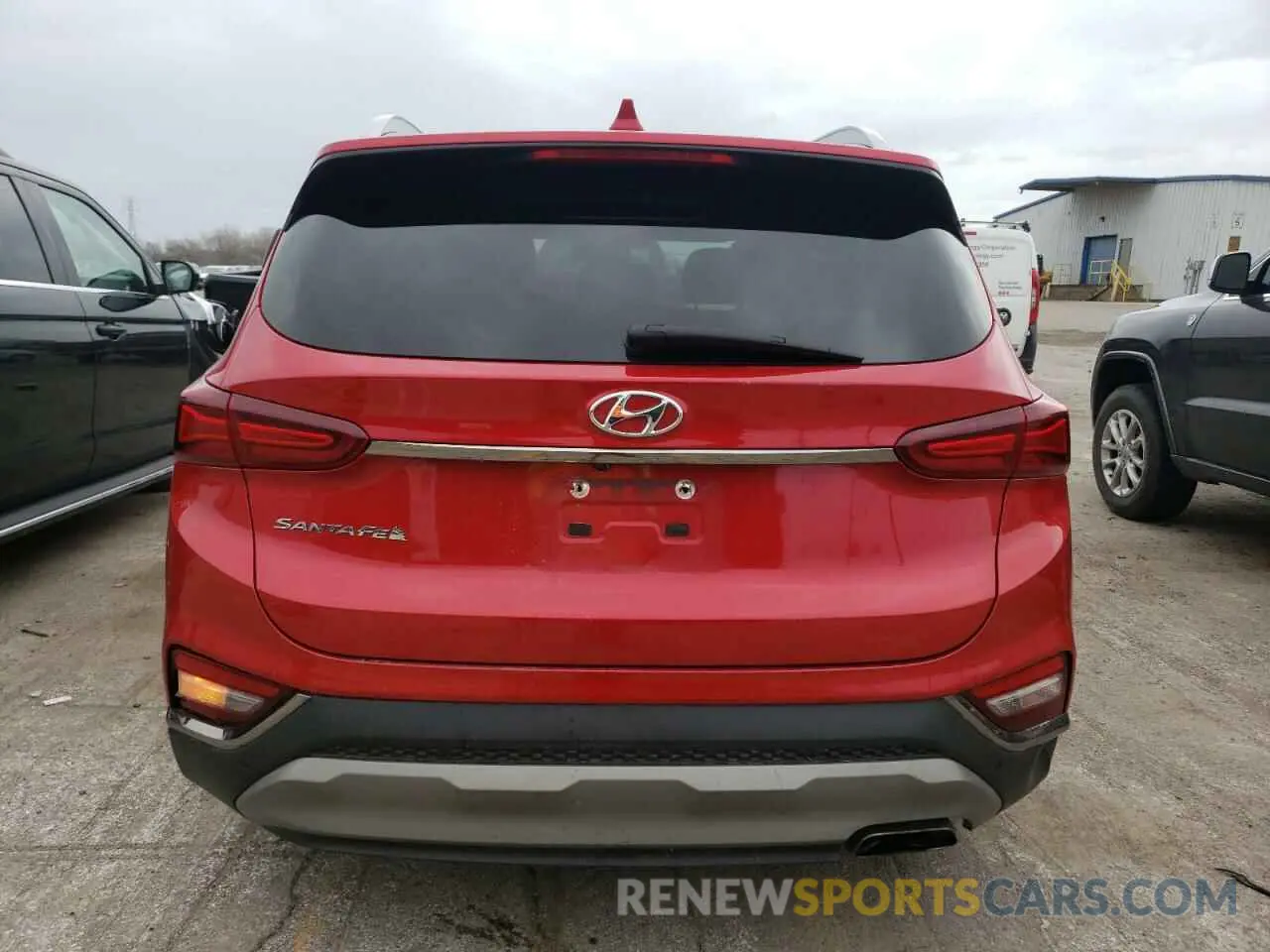 6 fotografías del automóvil dañado 5NMS53AD4LH250830 HYUNDAI SANTA FE 2020