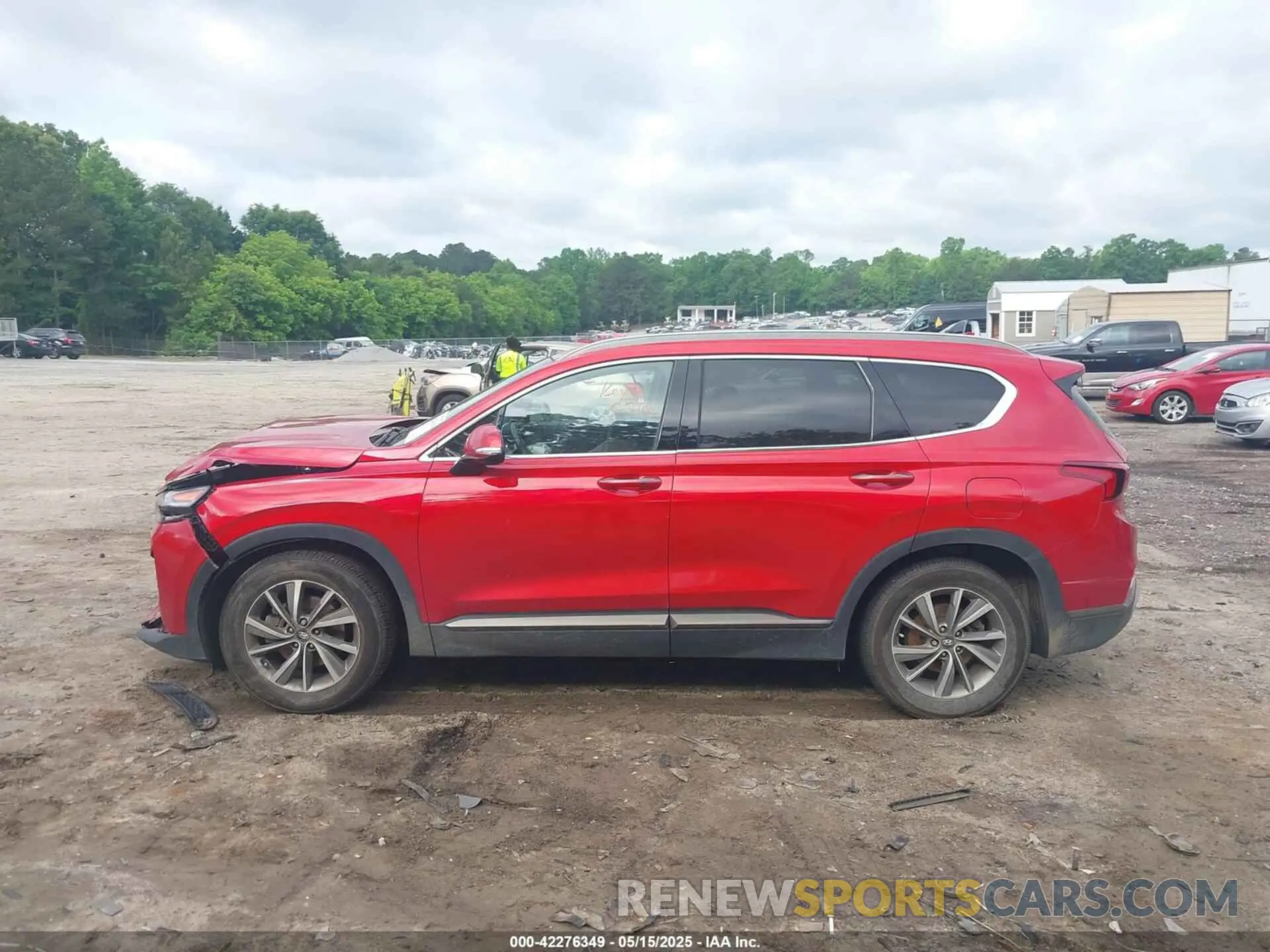 14 fotografías del automóvil dañado 5NMS53AD5LH294609 HYUNDAI SANTA FE 2020