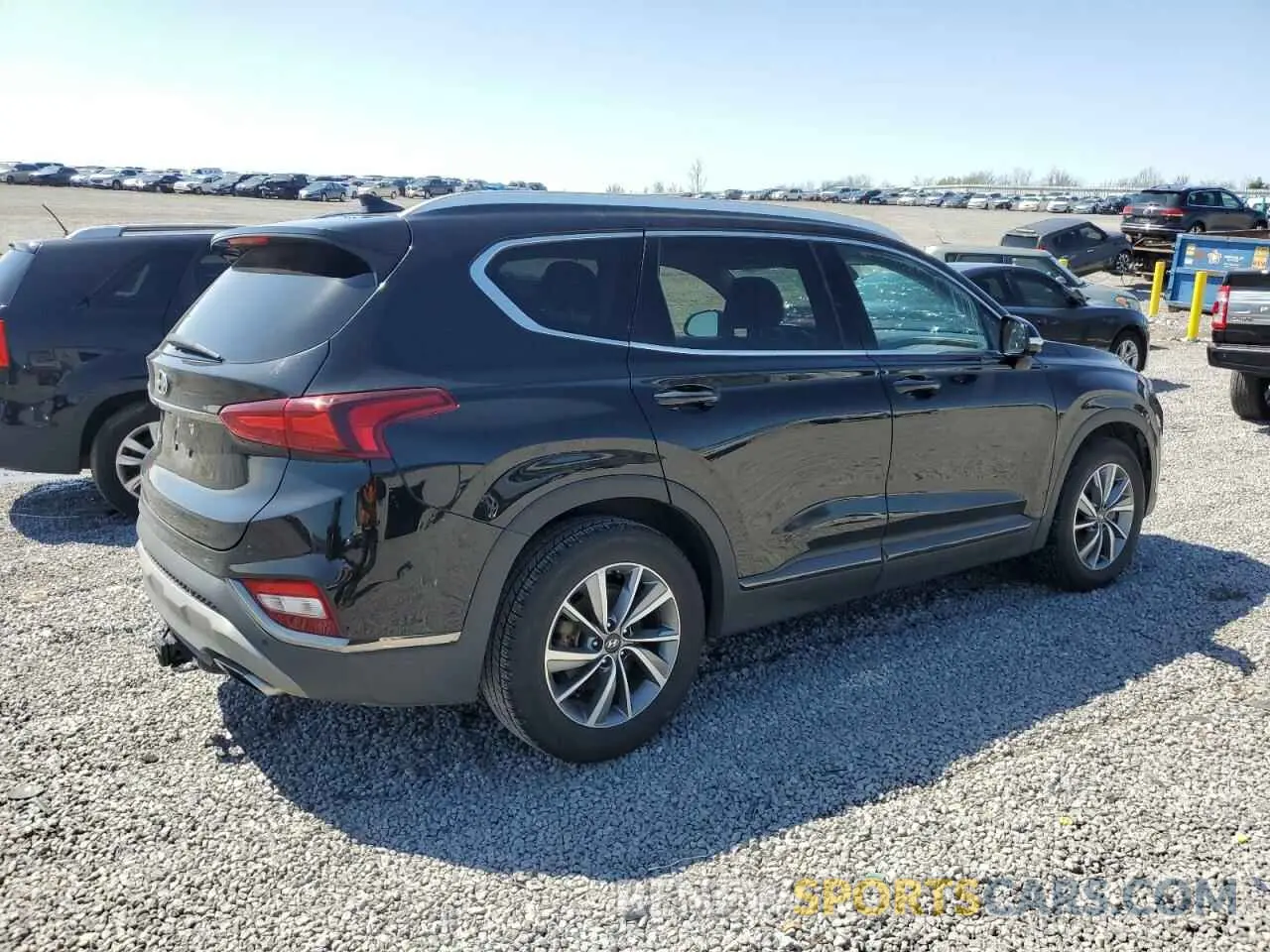 3 fotografías del automóvil dañado 5NMS53AD6LH270111 HYUNDAI SANTA FE 2020