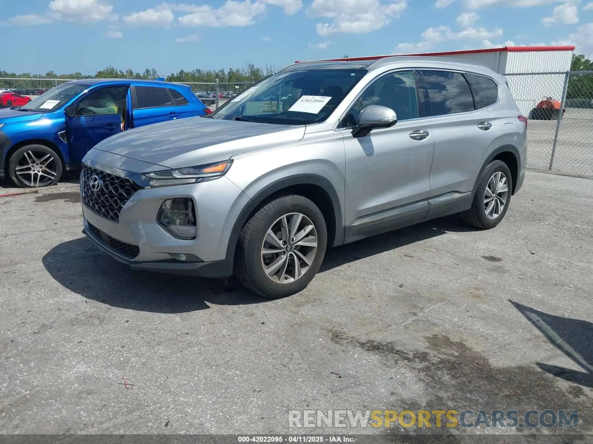 2 fotografías del automóvil dañado 5NMS53AD9LH210694 HYUNDAI SANTA FE 2020