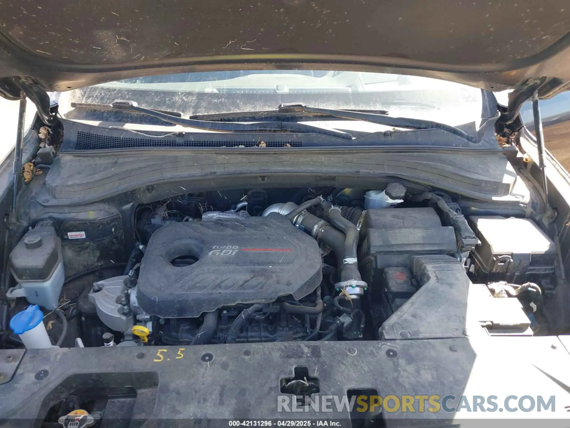 10 fotografías del automóvil dañado 5NMS5CAA0LH208063 HYUNDAI SANTA FE 2020