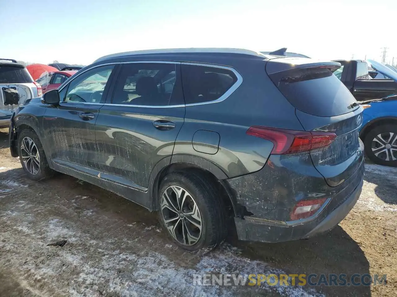 2 fotografías del automóvil dañado 5NMS5CAA0LH221007 HYUNDAI SANTA FE 2020