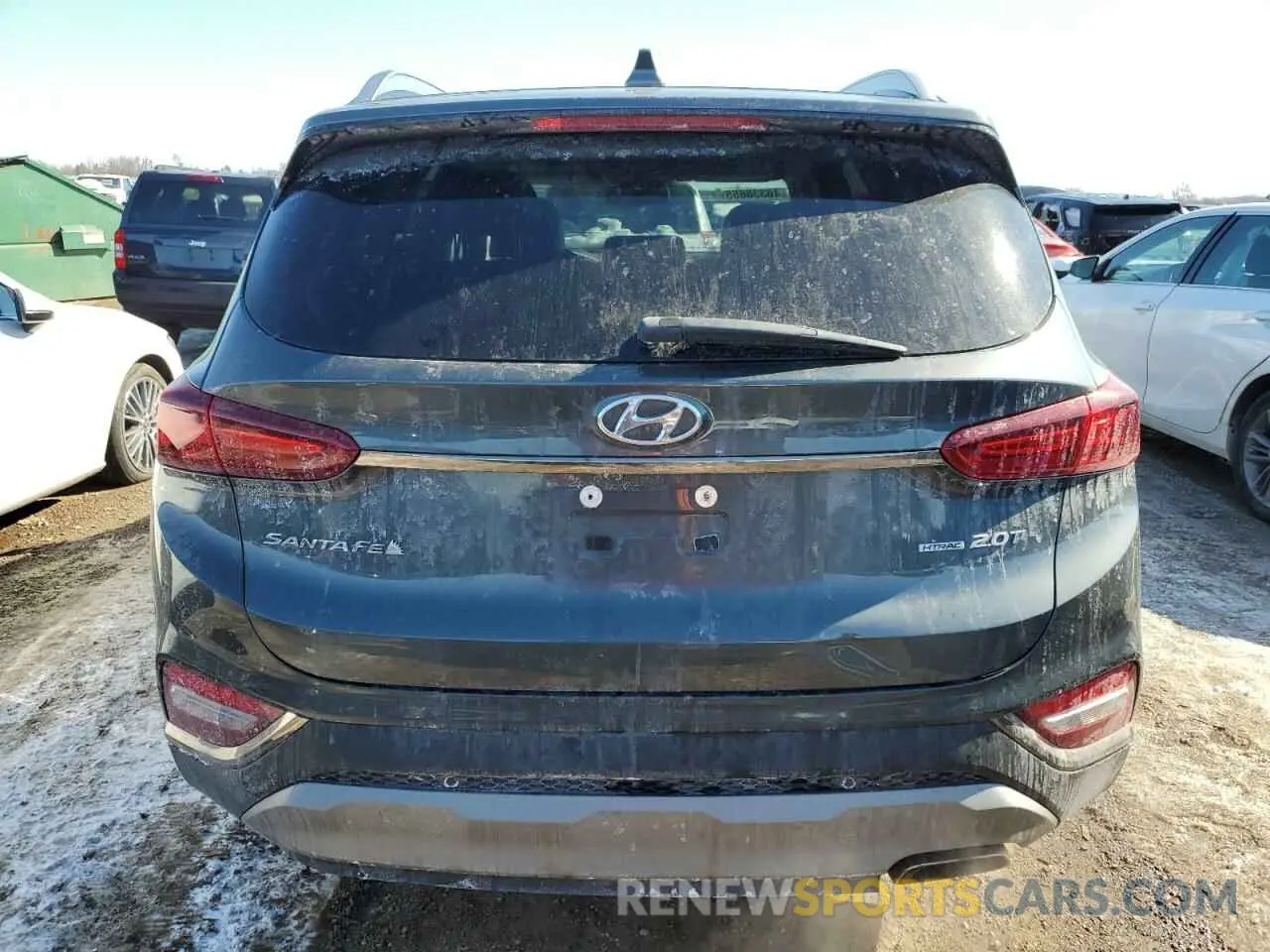 6 fotografías del automóvil dañado 5NMS5CAA0LH221007 HYUNDAI SANTA FE 2020