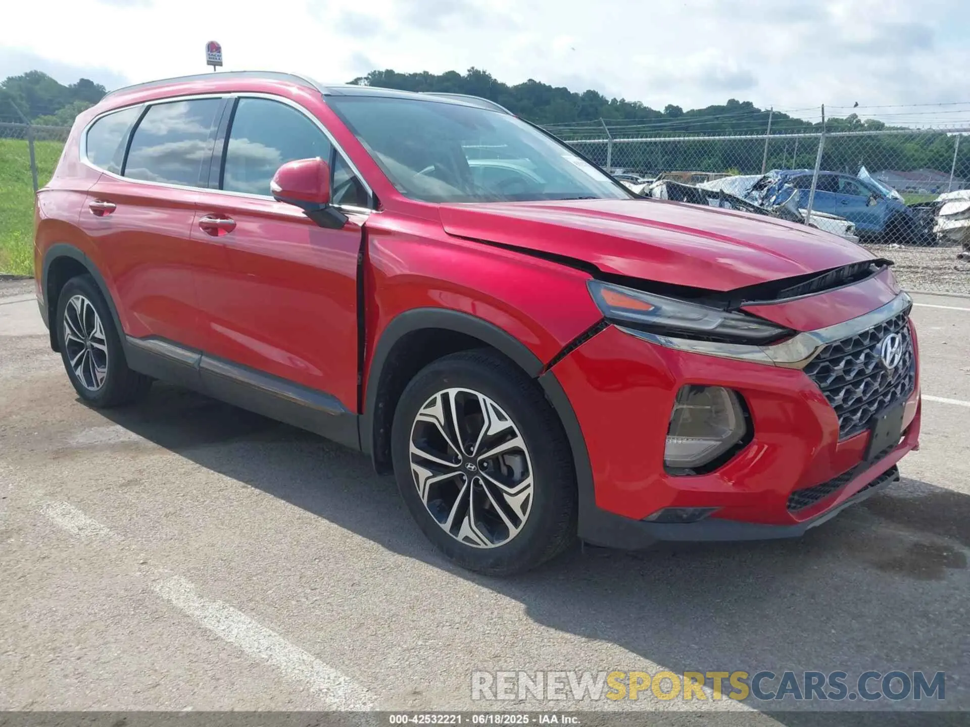 1 fotografías del automóvil dañado 5NMS5CAA1LH276131 HYUNDAI SANTA FE 2020