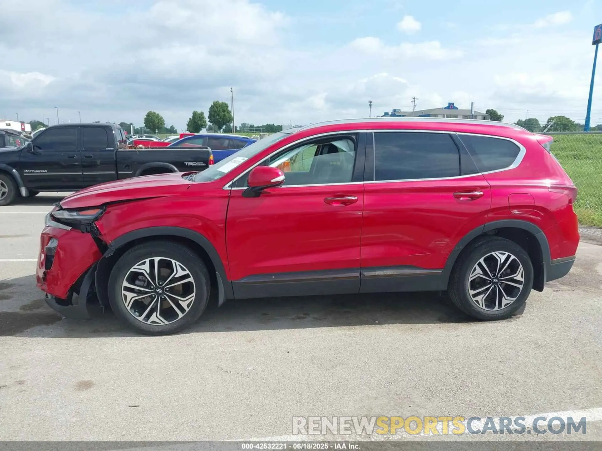 14 fotografías del automóvil dañado 5NMS5CAA1LH276131 HYUNDAI SANTA FE 2020